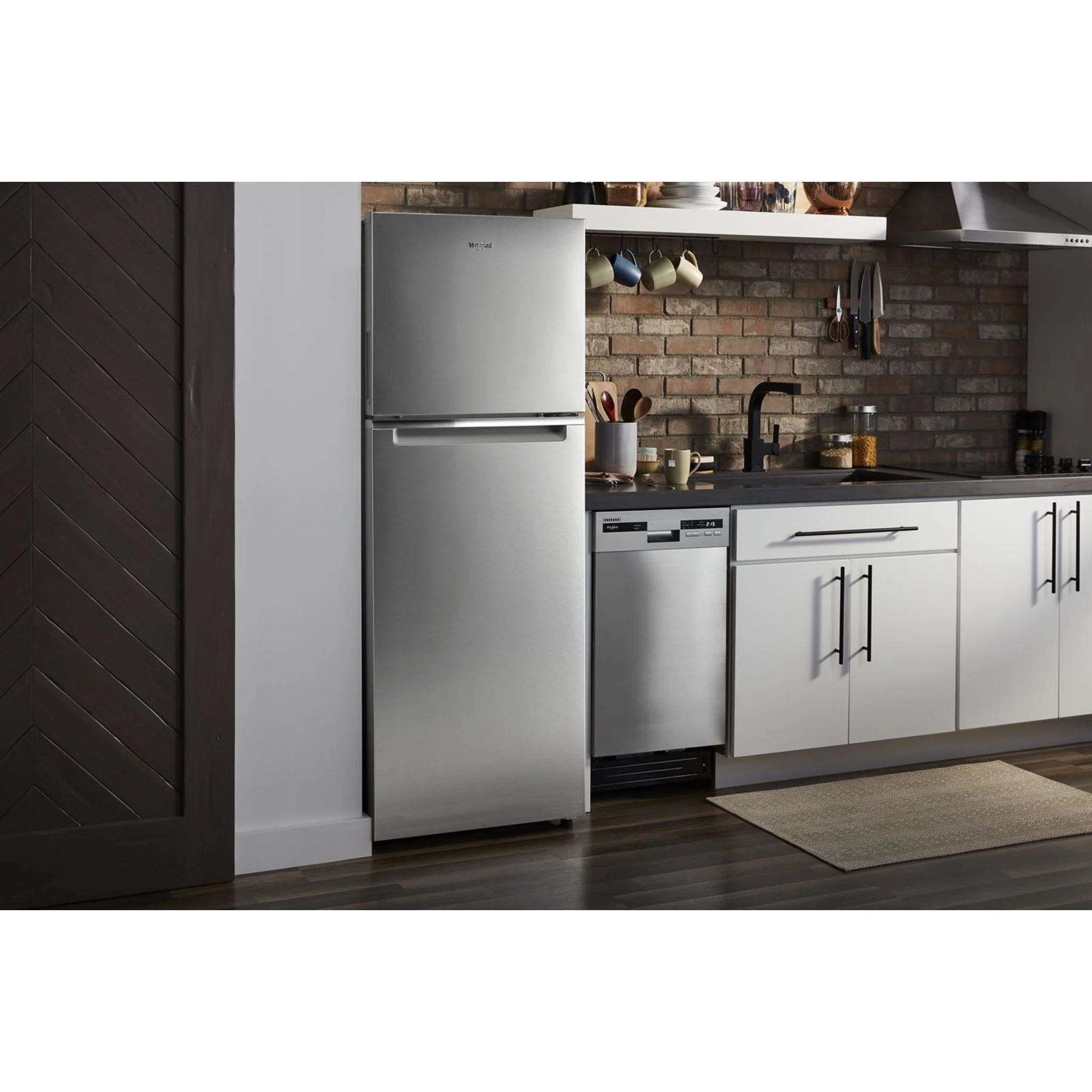 Whirlpool 24-inch Wide Small Space Top-Freezer Refrigerator - 12.9 cu. ft. -Fingerprint Resistant Stainless (WRT313CZLZ) - Image 17