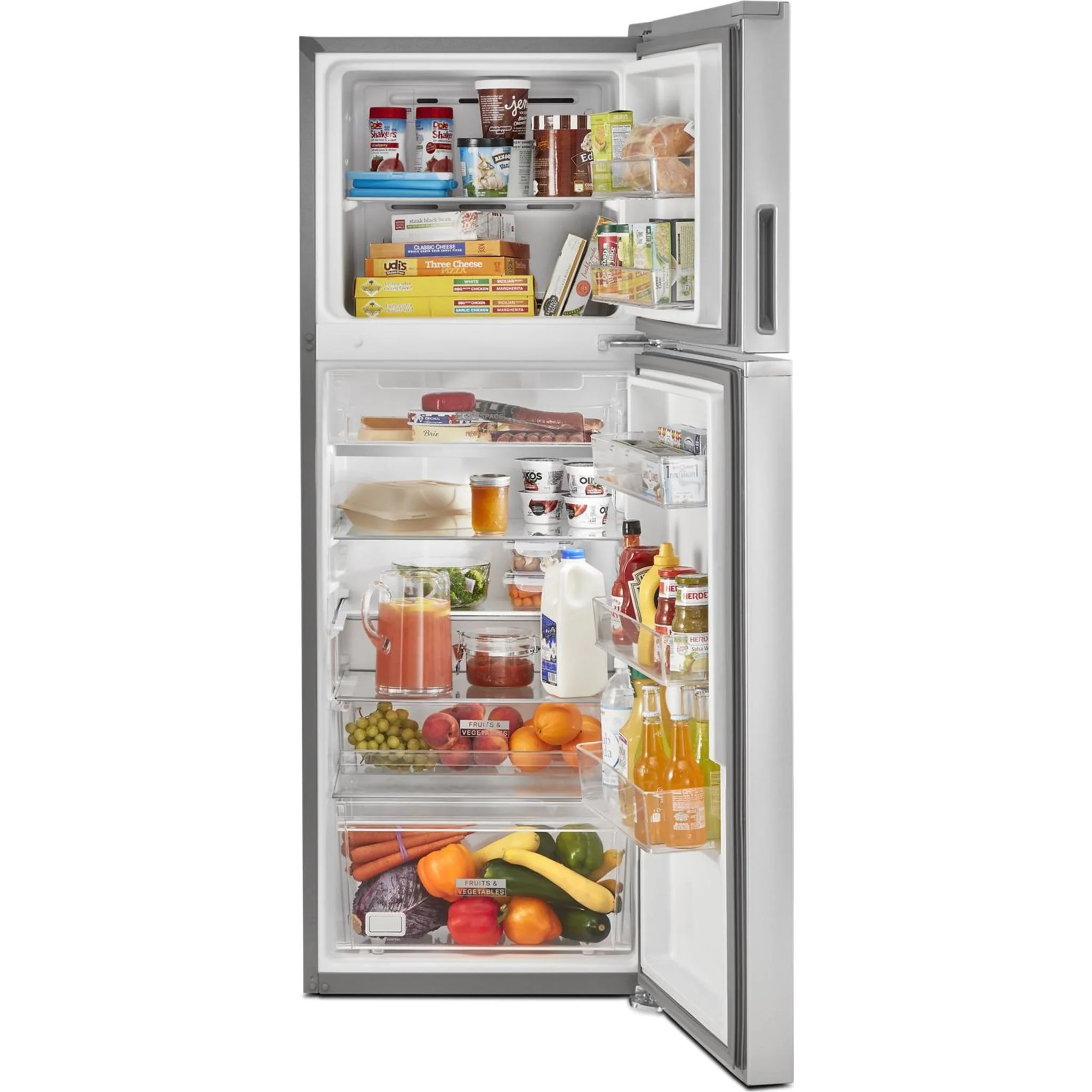 Whirlpool 24-inch Wide Small Space Top-Freezer Refrigerator - 12.9 cu. ft. -Fingerprint Resistant Stainless (WRT313CZLZ) - Image 19