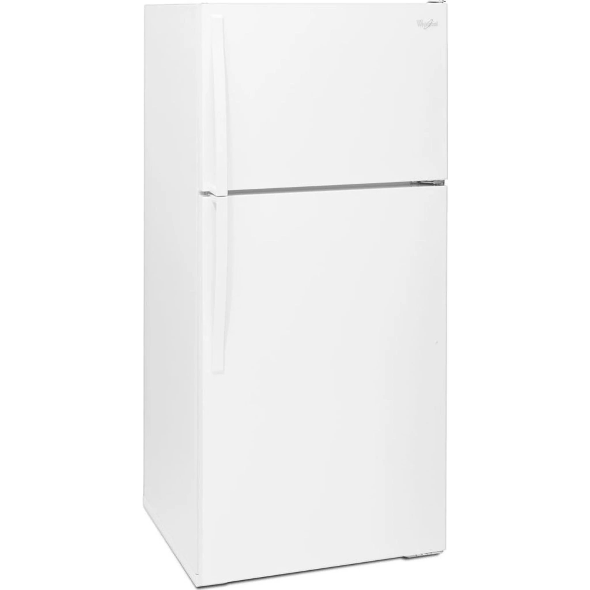 Whirlpool 28-inches wide Top-Freezer Refrigerator with Optional Icemaker - 14 cu. ft. -White (WRT314TFDW) - Image 2