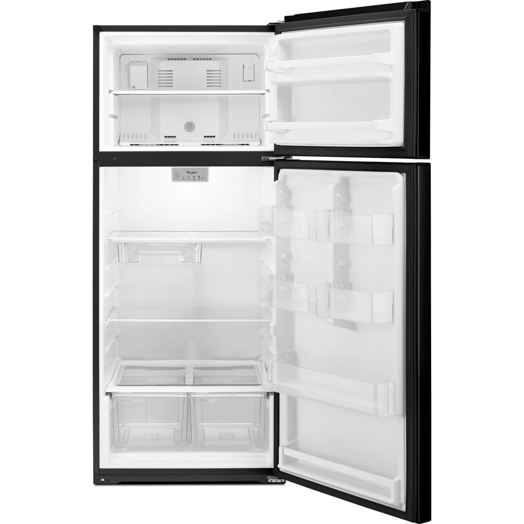 Whirlpool 28-inch Wide Refrigerator Compatible With The EZ Connect Icemaker Kit 18 Cu. Ft. -Black (WRT518SZFB) - Image 7