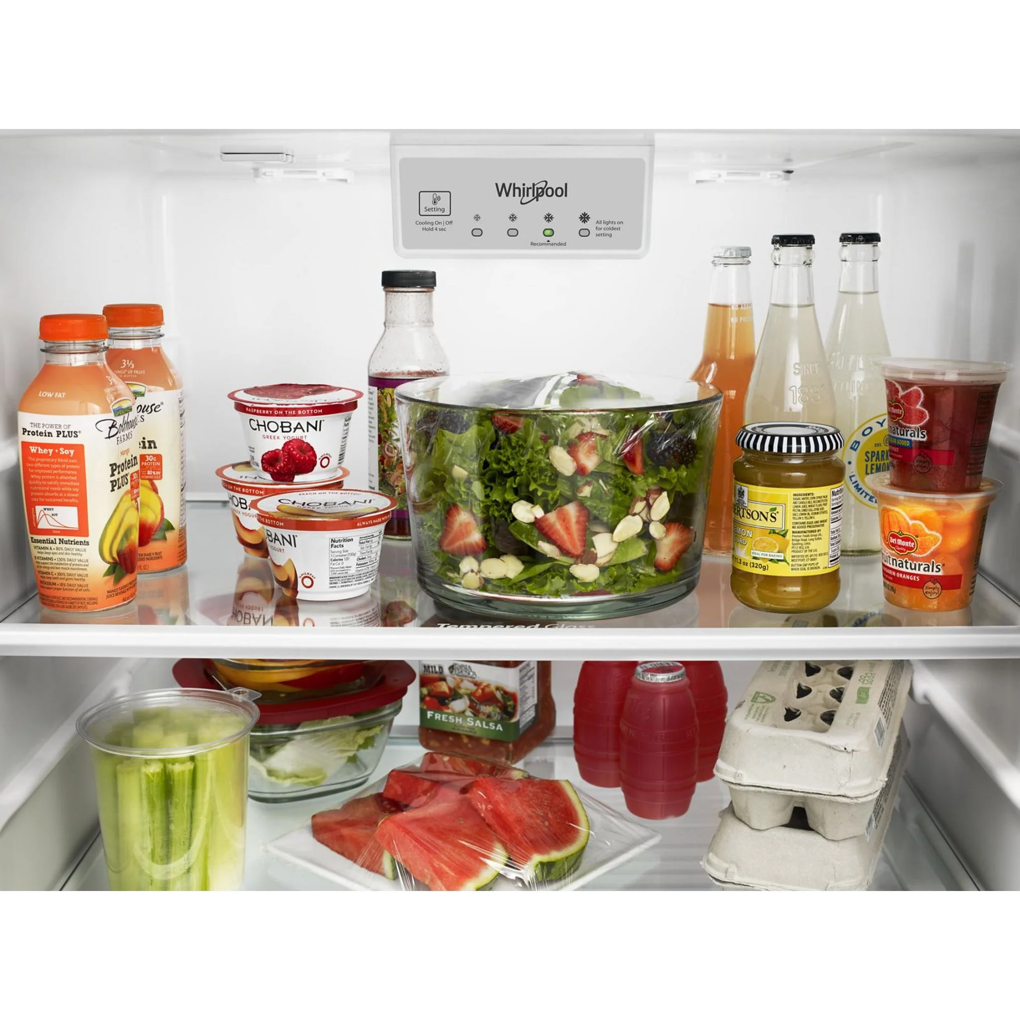 Whirlpool 28-inch Wide Refrigerator Compatible With The EZ Connect Icemaker Kit  18 Cu. Ft. -Print Resist Metallic Steel (WRT518SZFG) - Image 36