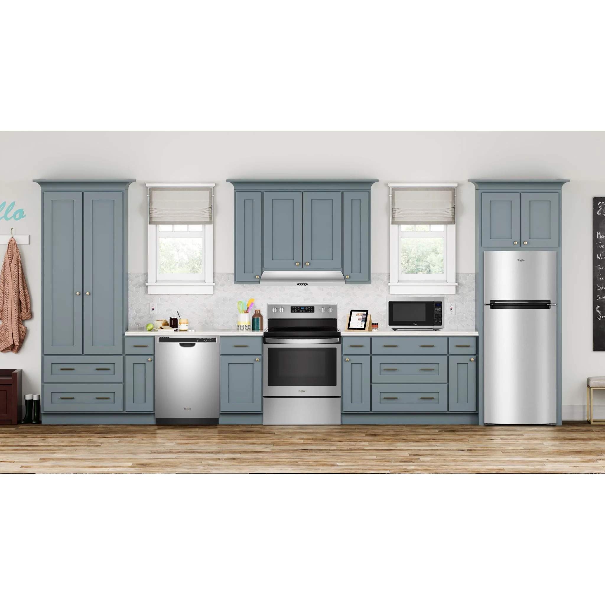 Whirlpool 28-inch Wide Refrigerator Compatible With The EZ Connect Icemaker Kit  18 Cu. Ft. -Print Resist Metallic Steel (WRT518SZFG) - Image 6