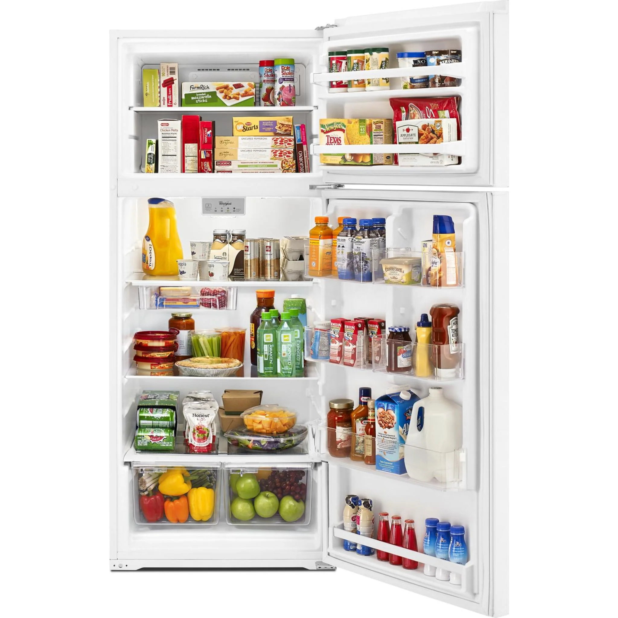 Whirlpool 28-inch Wide Refrigerator Compatible With The EZ Connect Icemaker Kit 18 Cu. Ft. -White (WRT518SZFW) - Image 14