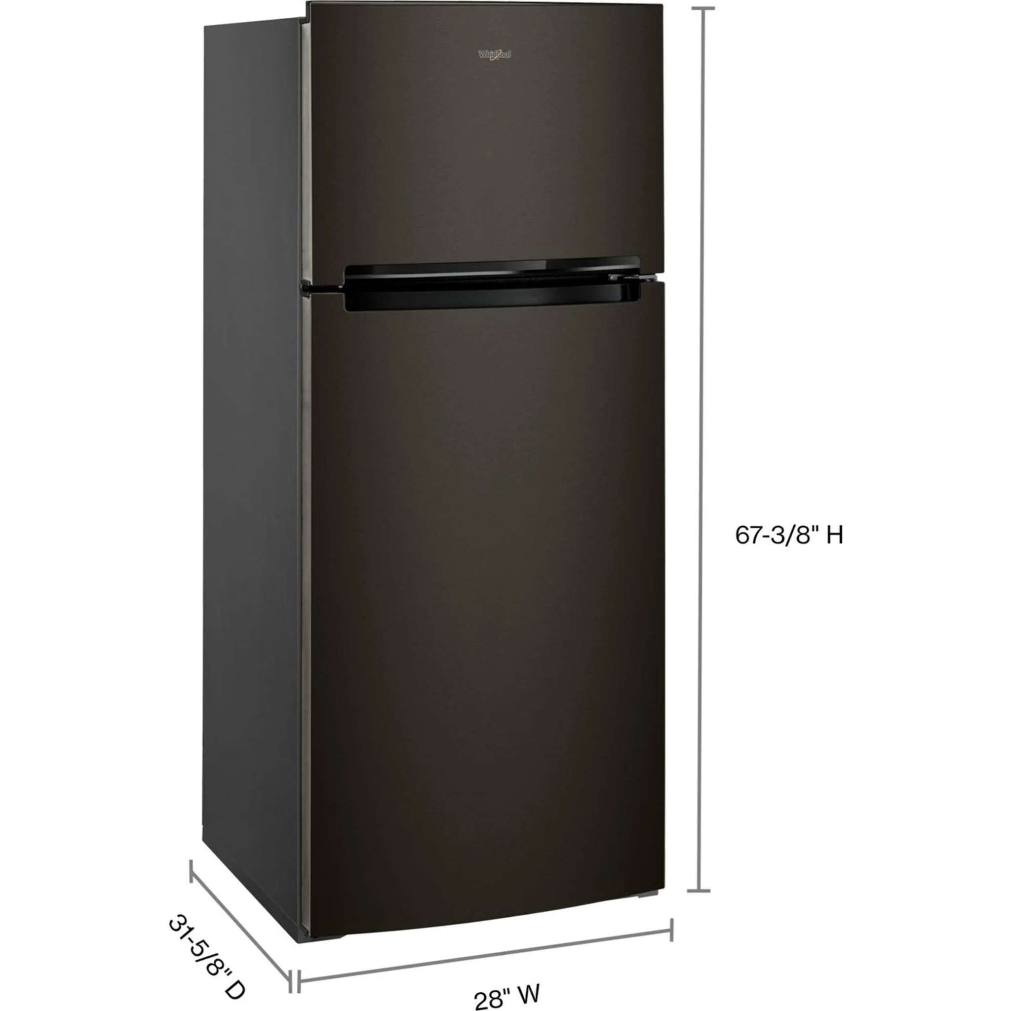 Whirlpool 28-inch Wide Refrigerator Compatible With The EZ Connect Icemaker Kit - 18 Cu. Ft. -Black Stainless (WRT518SZKV) - Image 19