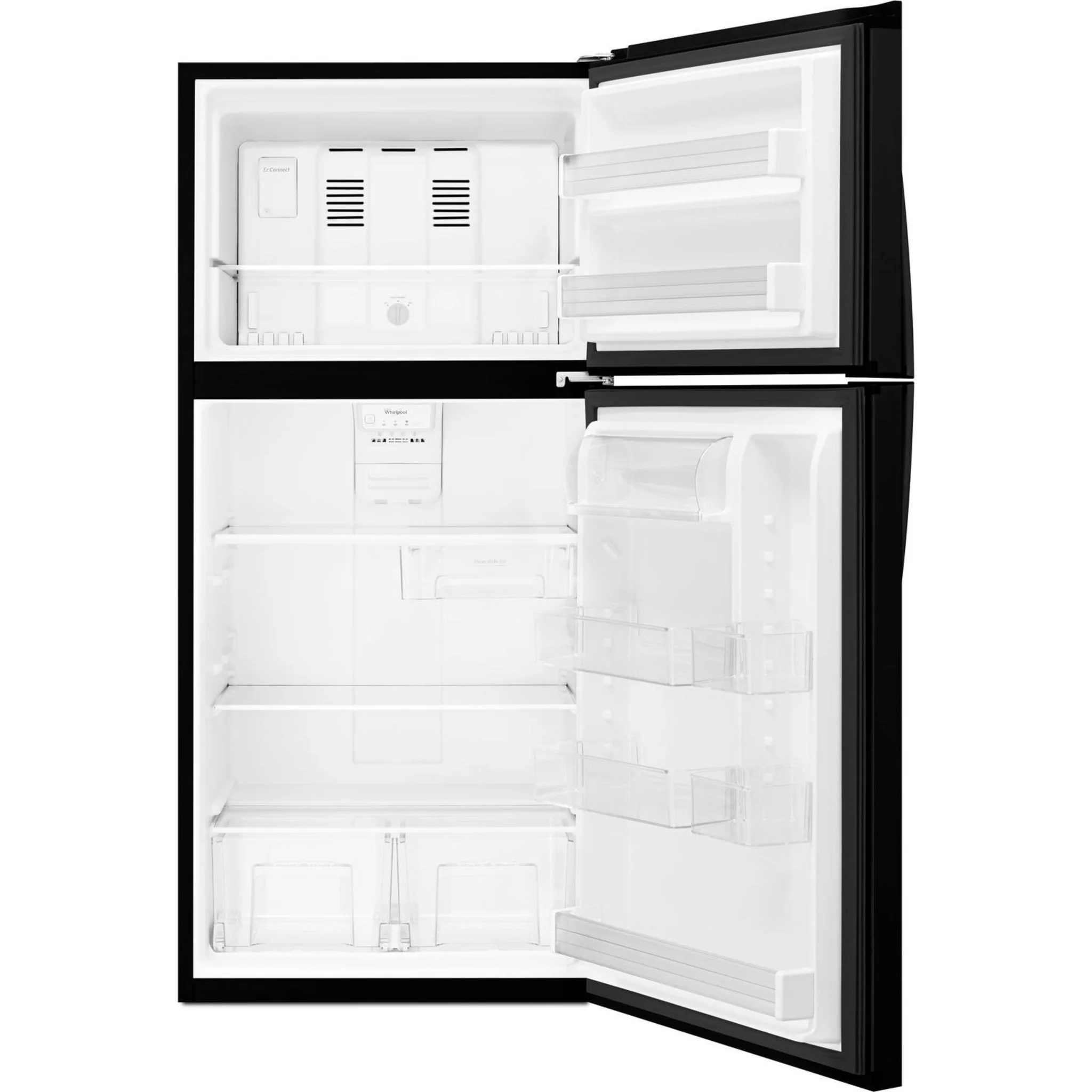 Whirlpool 30" Wide Top-Freezer Refrigerator - EZ Connect Icemaker Kit Compatible- 19.2 cu.ft. - Black (WRT519SZDB) - Image 13