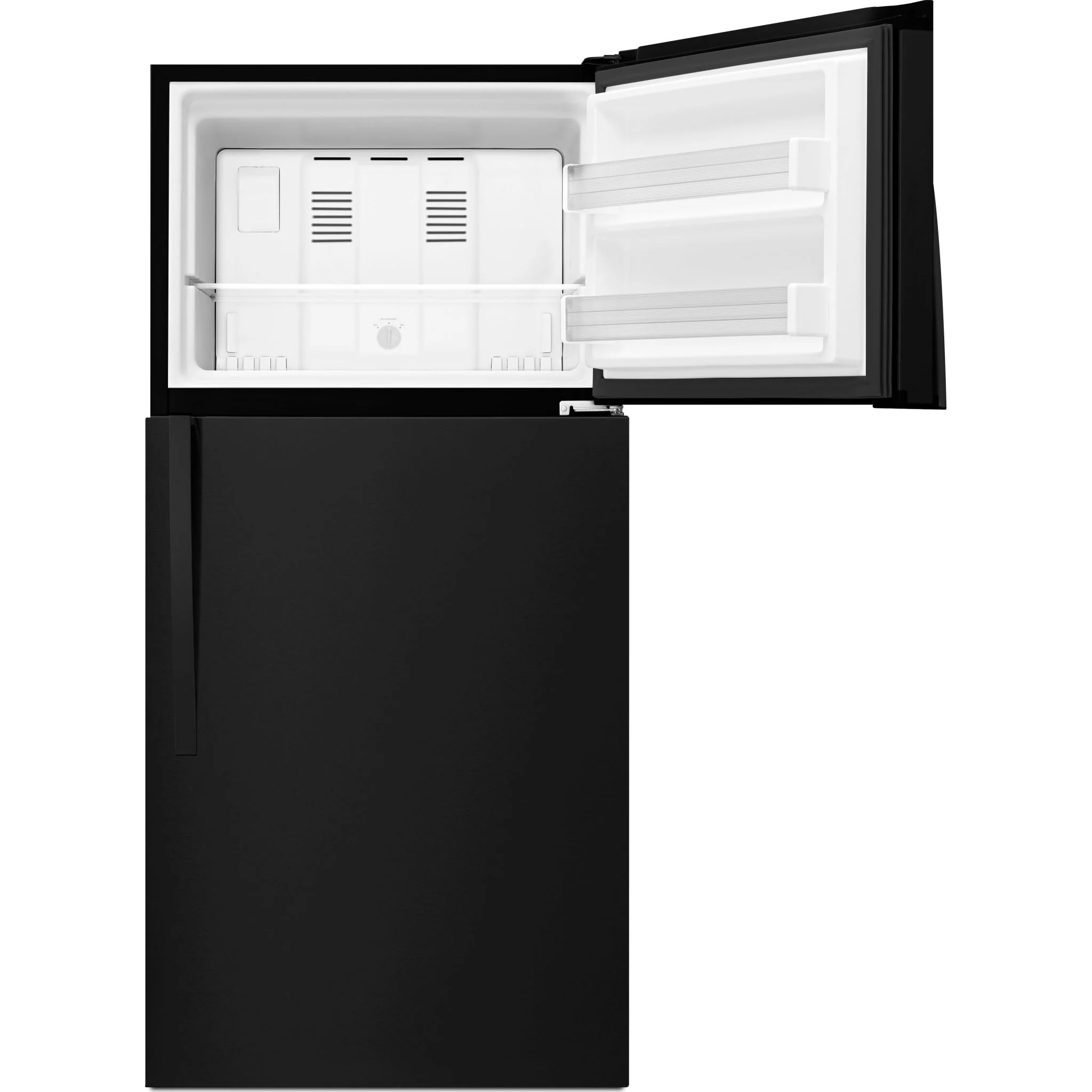 Whirlpool 30" Wide Top-Freezer Refrigerator - EZ Connect Icemaker Kit Compatible- 19.2 cu.ft. - Black (WRT519SZDB) - Image 4
