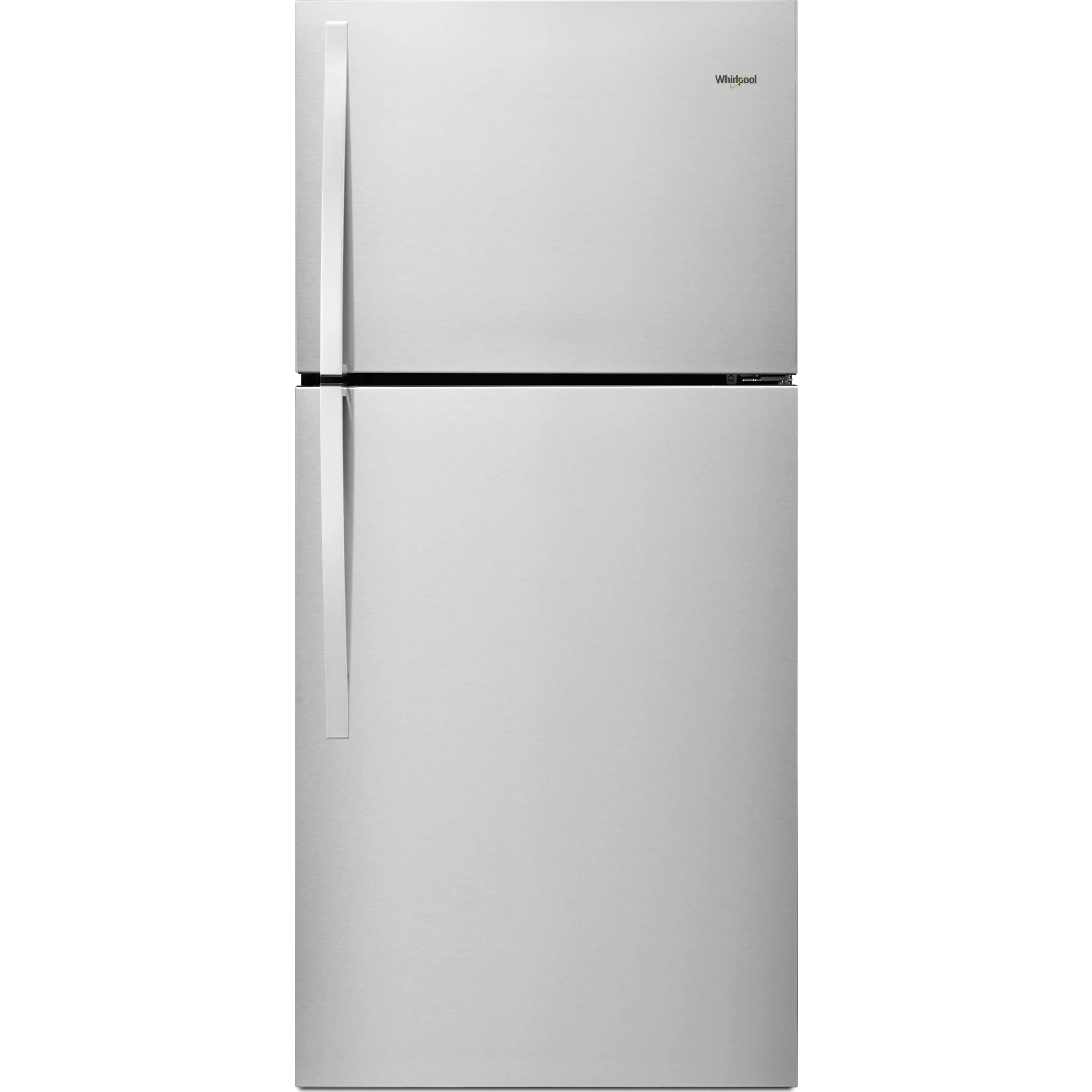 Whirlpool  30" Wide Top-Freezer Refrigerator - EZ Connect Icemaker Kit Compatible- 19.2 cu.ft. - Monochromatic Stainless Steel (WRT519SZDM) - Image 8