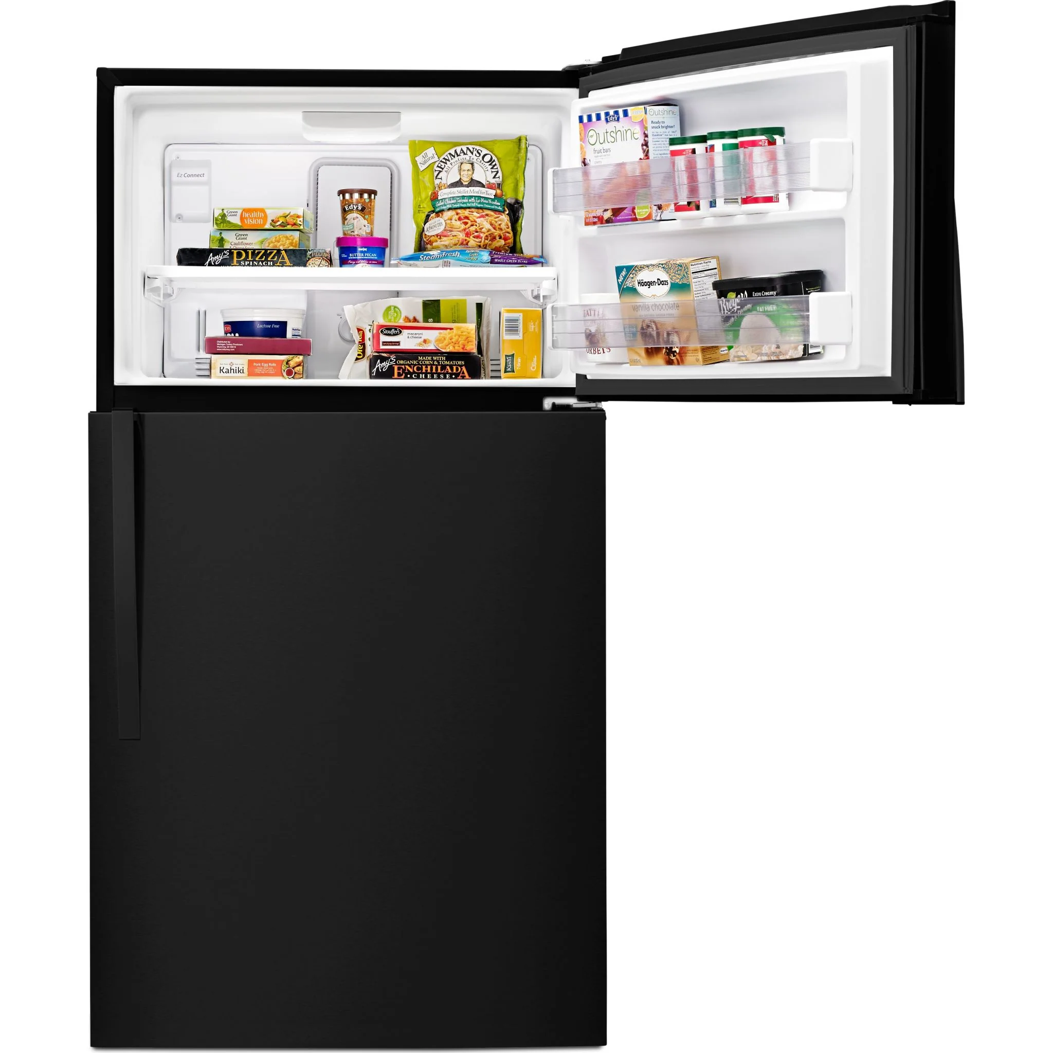 Whirlpool 33" Wide Top-Freezer Refrigerator with Optional EZ Connect Icemaker Kit -Black (WRT541SZDB) - Image 7
