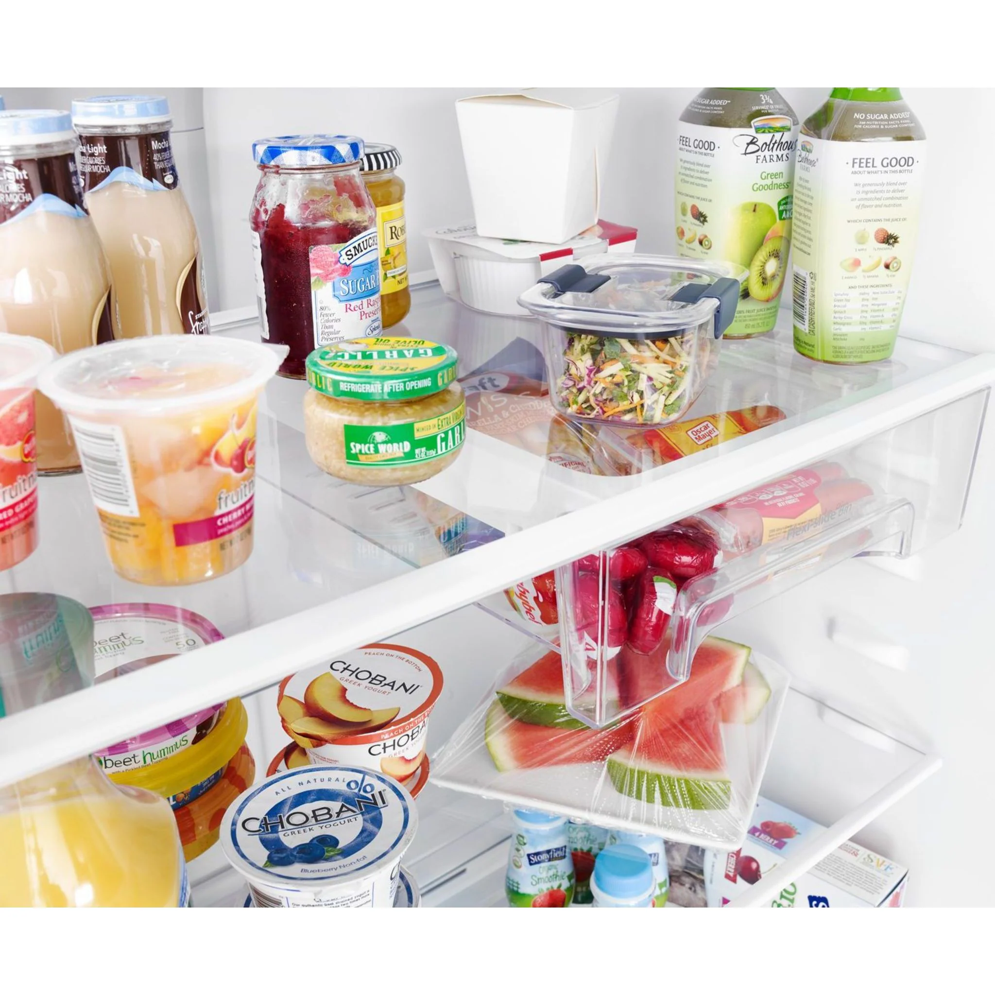 Whirlpool 33" Wide Top-Freezer Refrigerator with Optional EZ Connect Icemaker Kit (Sold Separetely) -Monochromatic Stainless Steel (WRT541SZDM) - Image 18