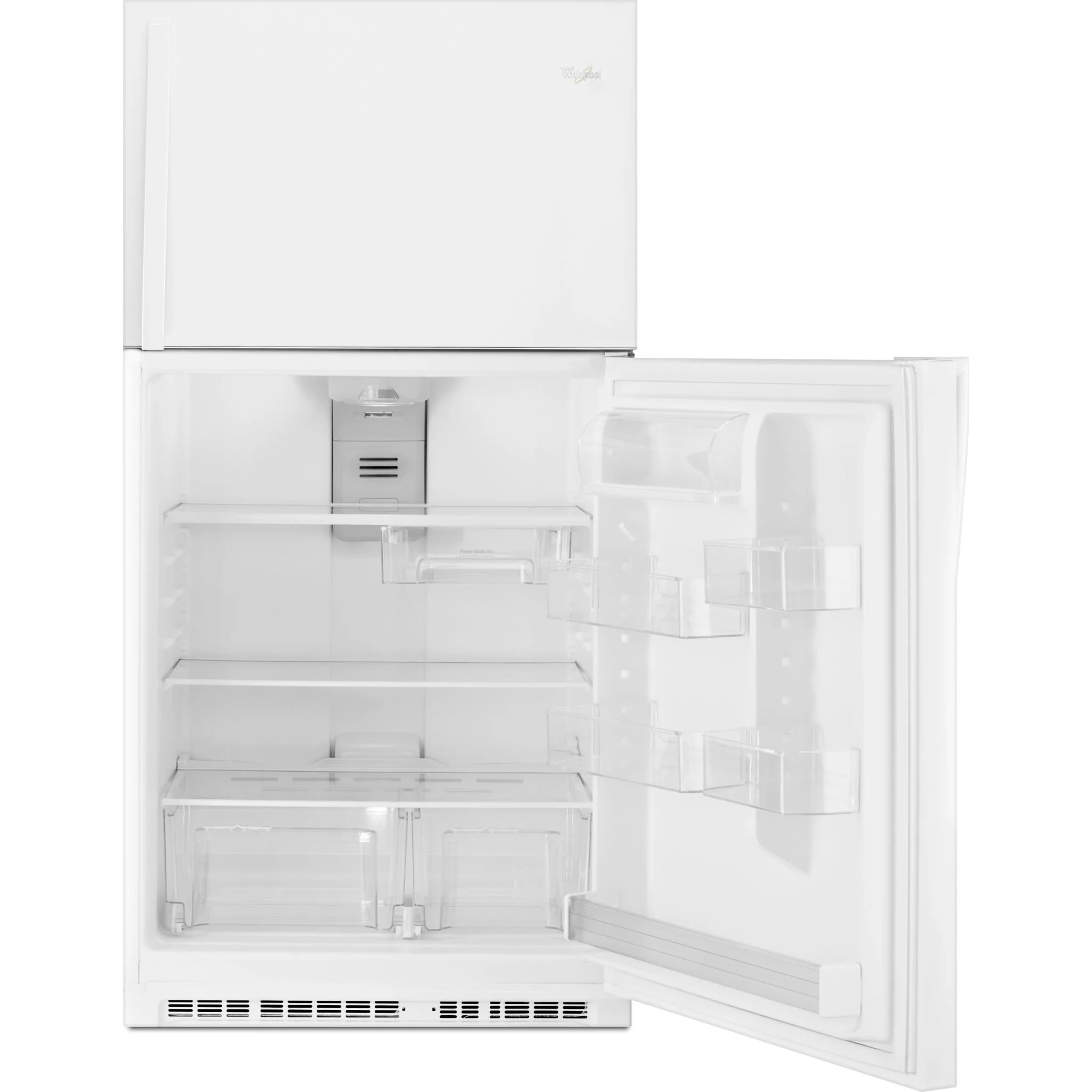 Whirlpool 33" Wide Top-Freezer Refrigerator with Optional EZ Connect Icemaker Kit -White (WRT541SZDW) - Image 3