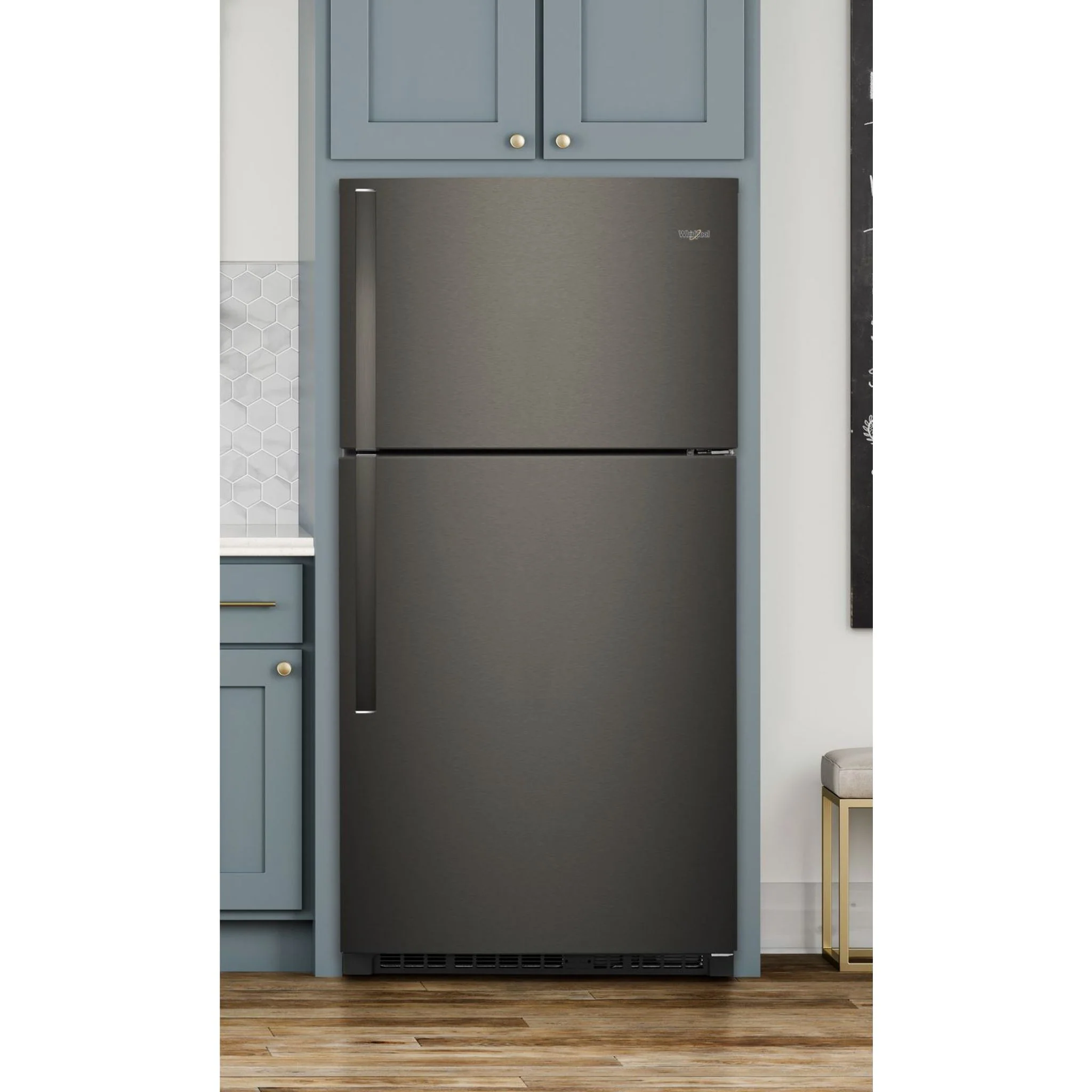 Whirlpool 33-inch Wide Top Freezer Refrigerator - 21 cu. ft. -Black Stainless (WRT541SZHV) - Image 19