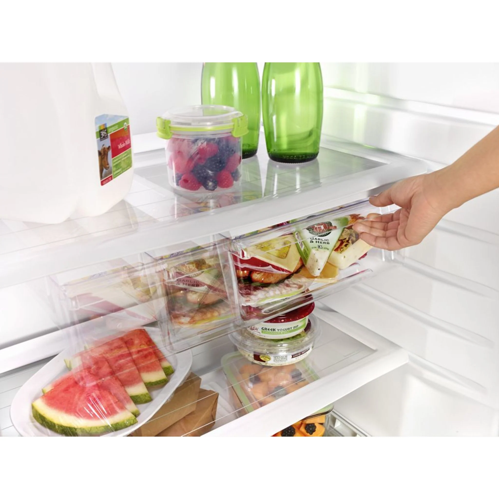 Whirlpool 28-inch Wide Top-Freezer Refrigerator - 16.3 Cu. Ft. -White (WRTX5028PW) - Image 7