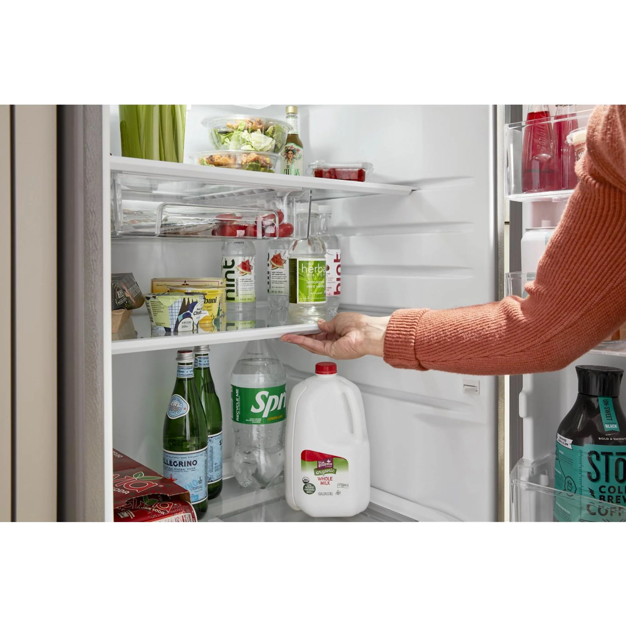 Whirlpool 28-inch Wide Top-Freezer Refrigerator - 16.6 Cu. Ft. -White (WRTX5328PW) - Image 11