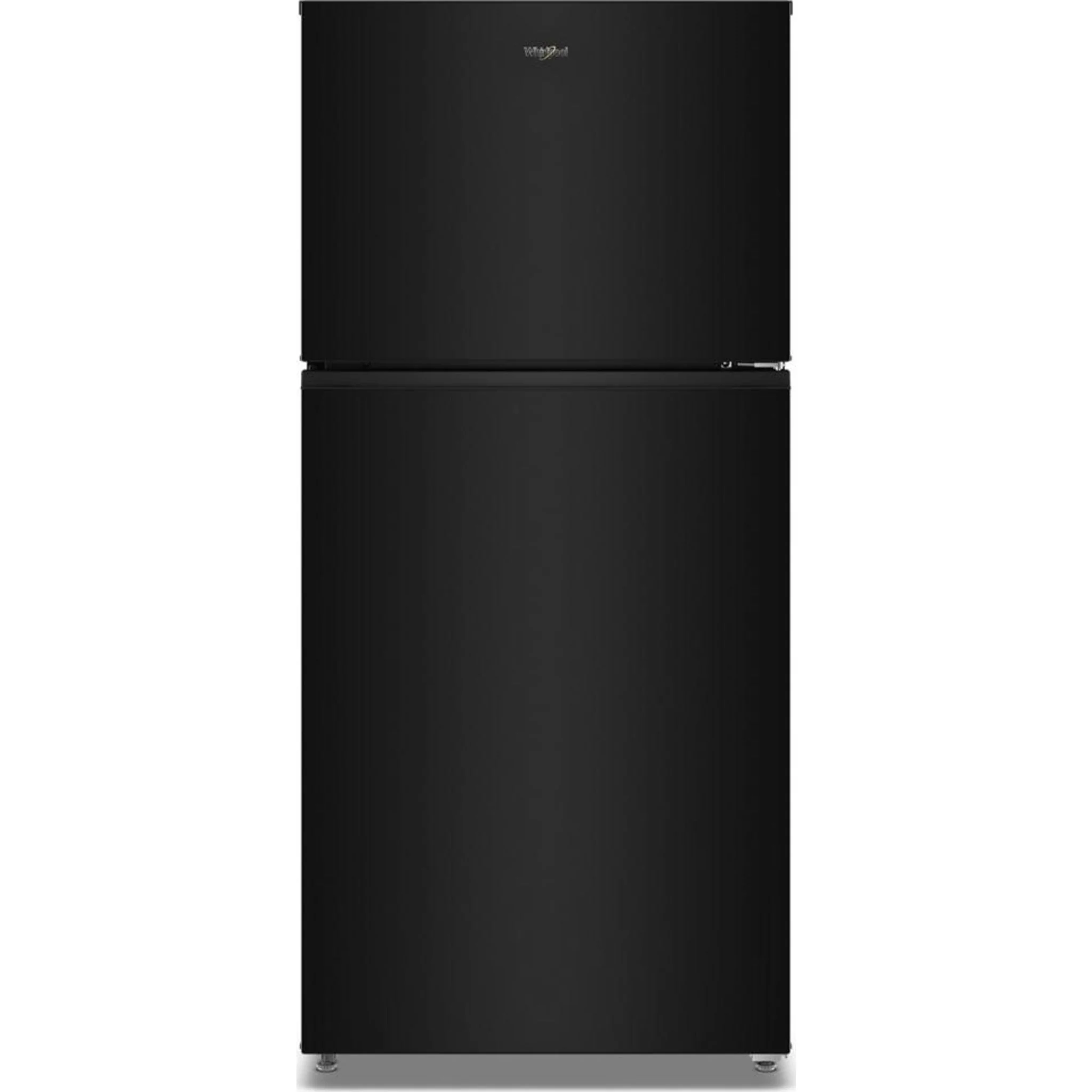 Whirlpool 29.5-inch Wide Top Freezer Refrigerator with Total Coverage Cooling - 19 Cu. Ft. -Black (WRTX5419SB)