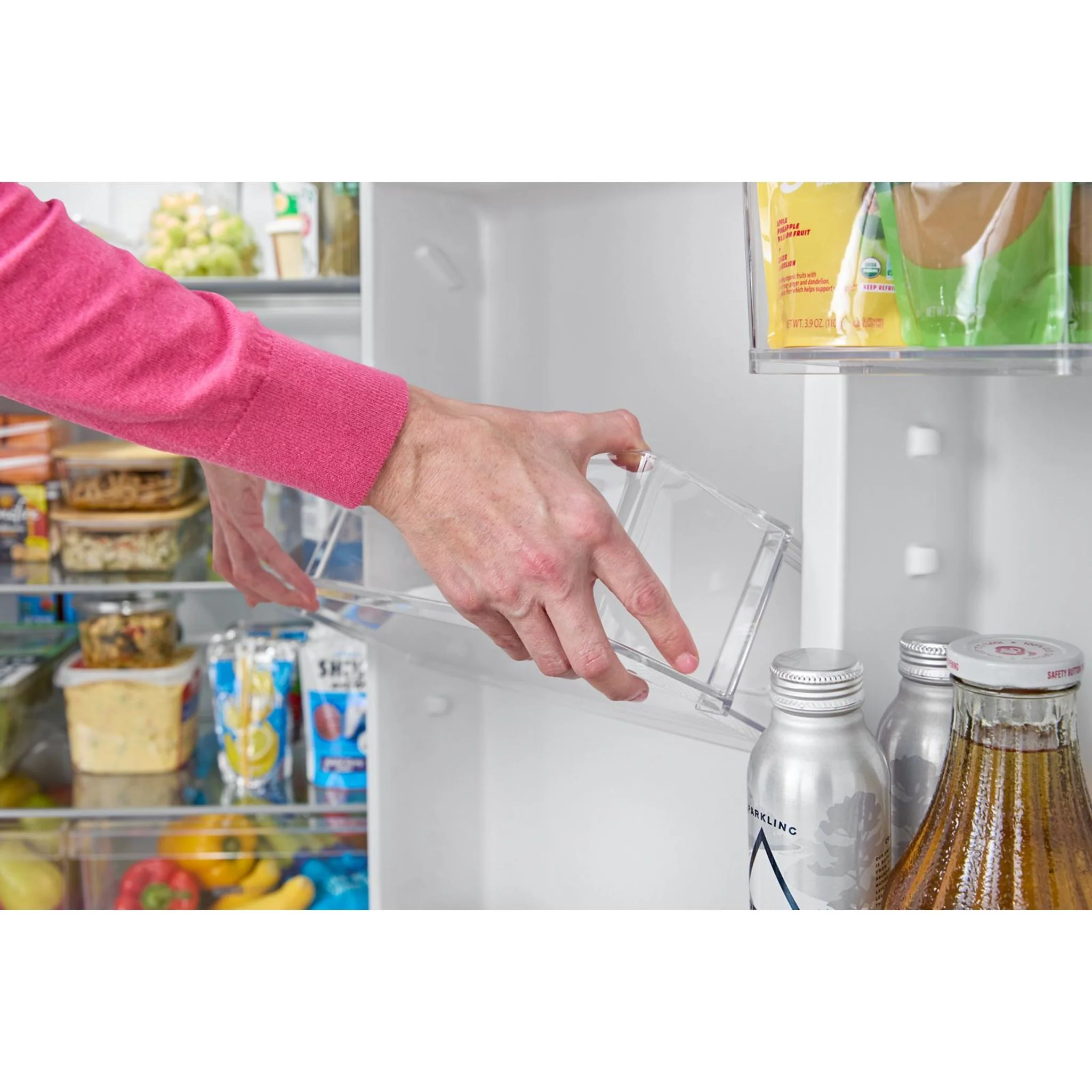 Whirlpool Top Mount Fridge (WRTX7419SW) - White - Image 11