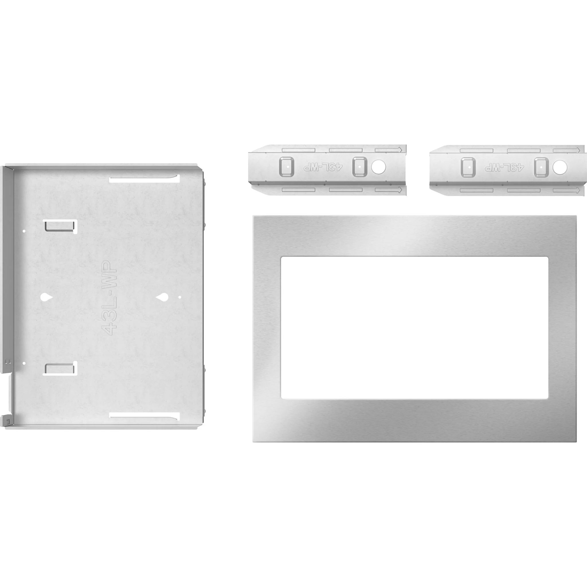 Whirlpool 27 in. Trim Kit for 1.6 Cu. Ft. Countertop Microwave -Fingerprint Resistant Stainless Steel (MTK1627PZ) - Image 3