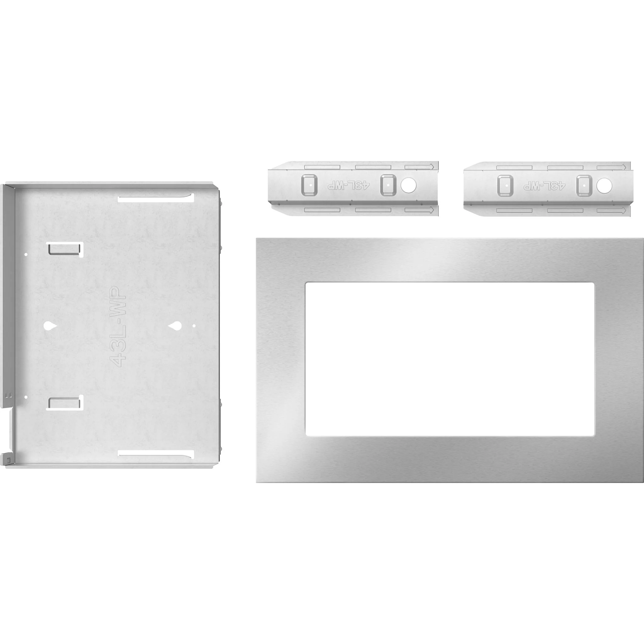 Whirlpool 30 in. Trim Kit for 1.6 Cu. Ft. Countertop Microwave -Fingerprint Resistant Stainless Steel (MTK1630PZ) - Image 3