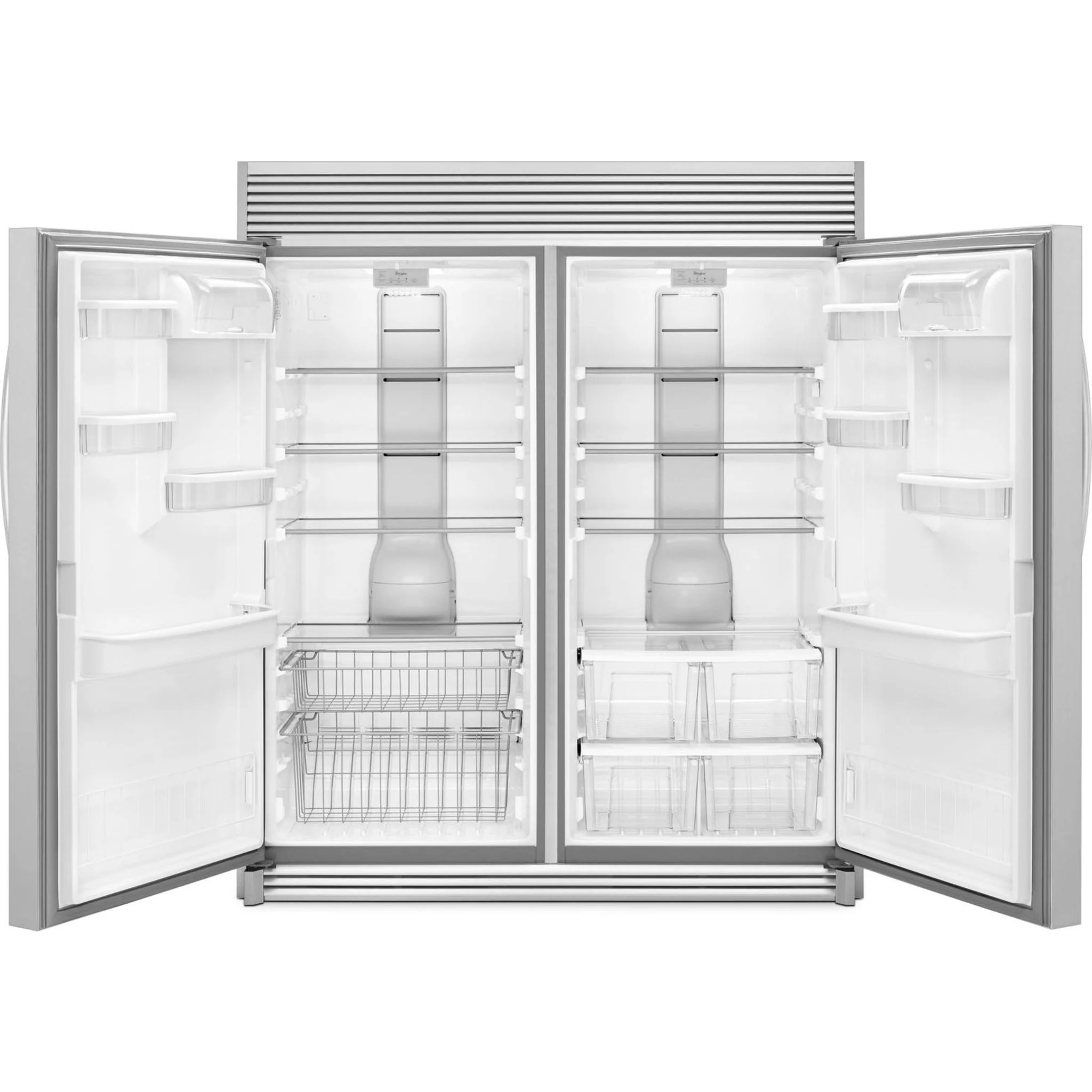 Whirlpool 18 cu. ft. SideKicksAll-Freezer with Fast Freeze -Monochromatic Stainless Steel (WSZ57L18DM) - Image 10