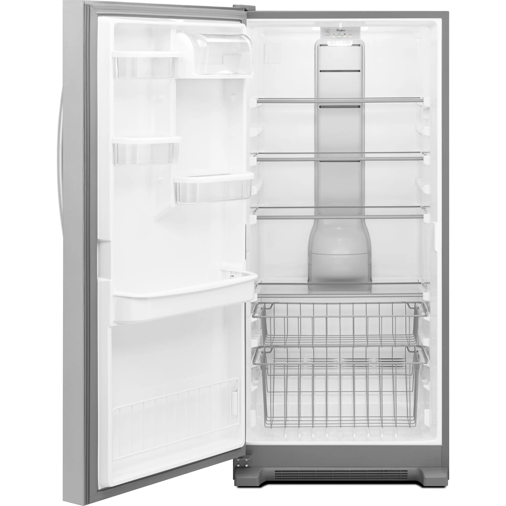 Whirlpool 18 cu. ft. SideKicksAll-Freezer with Fast Freeze -Monochromatic Stainless Steel (WSZ57L18DM) - Image 3