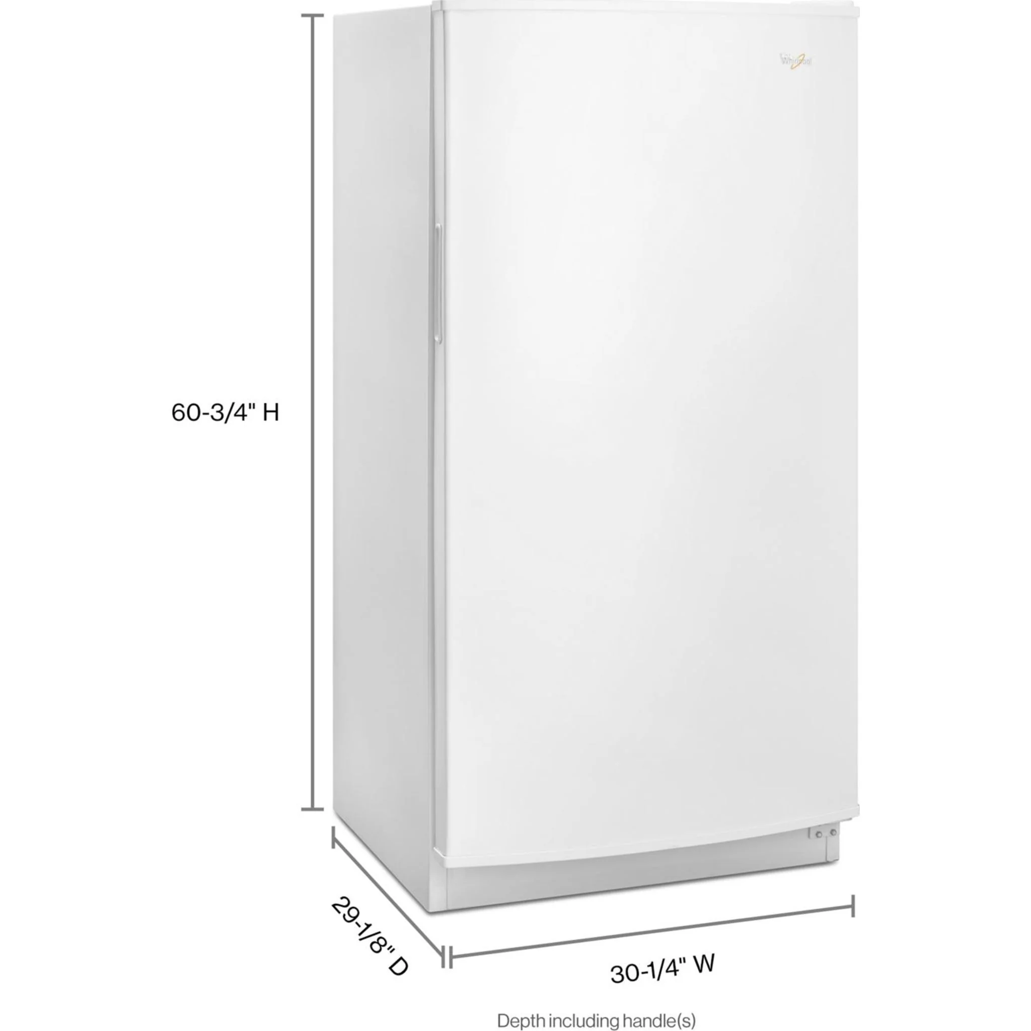 Whirlpool 16 cu. ft. Upright Freezer with Electronic Temperature Controls -White (WZF34X16DW) - Image 13