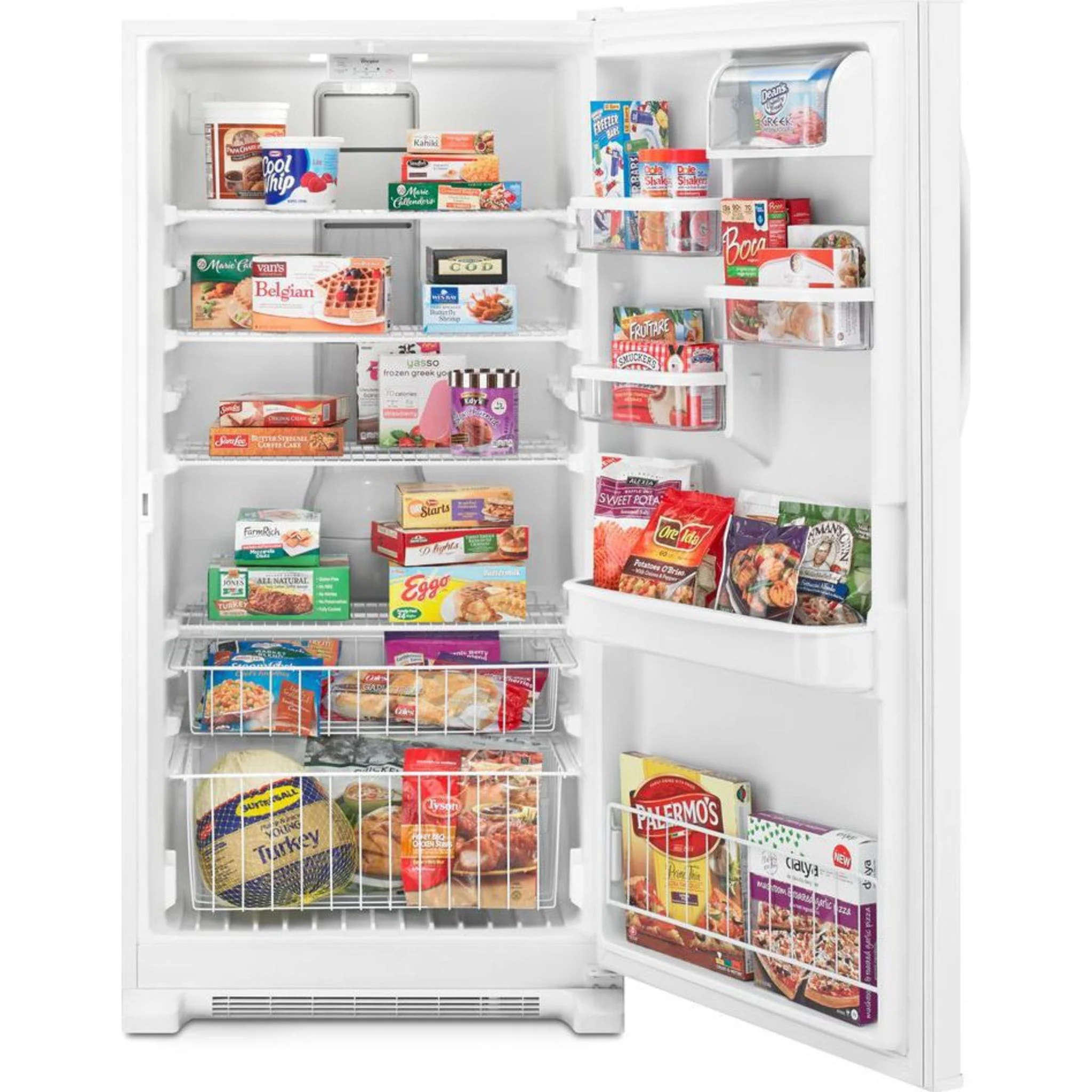 Whirlpool 20 cu. ft. Upright Freezer with Temperature Alarm -White (WZF79R20DW) - Image 3