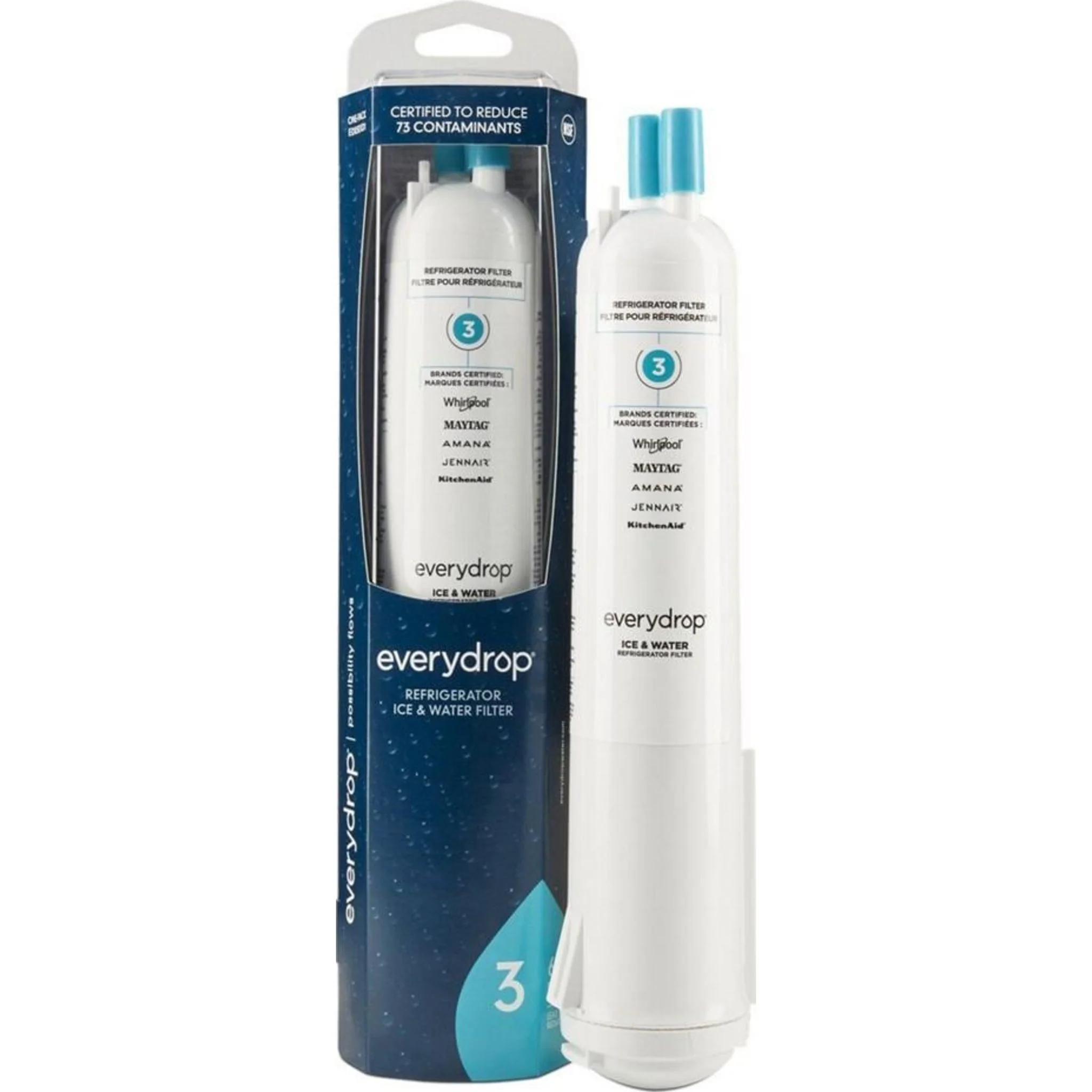 Whirlpool everydrop Ice & Water Refrigerator Filter 3 - EDR3RXD1B -White (EDR3RXD1B) - Image 10