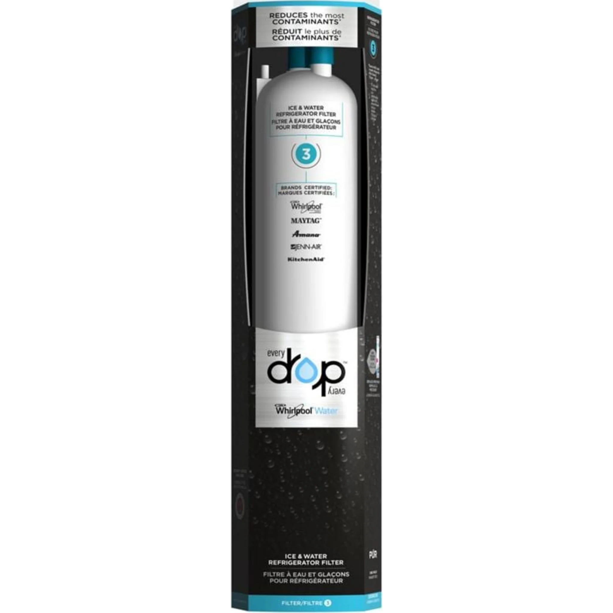 Whirlpool everydrop Ice & Water Refrigerator Filter 3 - EDR3RXD1B -White (EDR3RXD1B) - Image 7