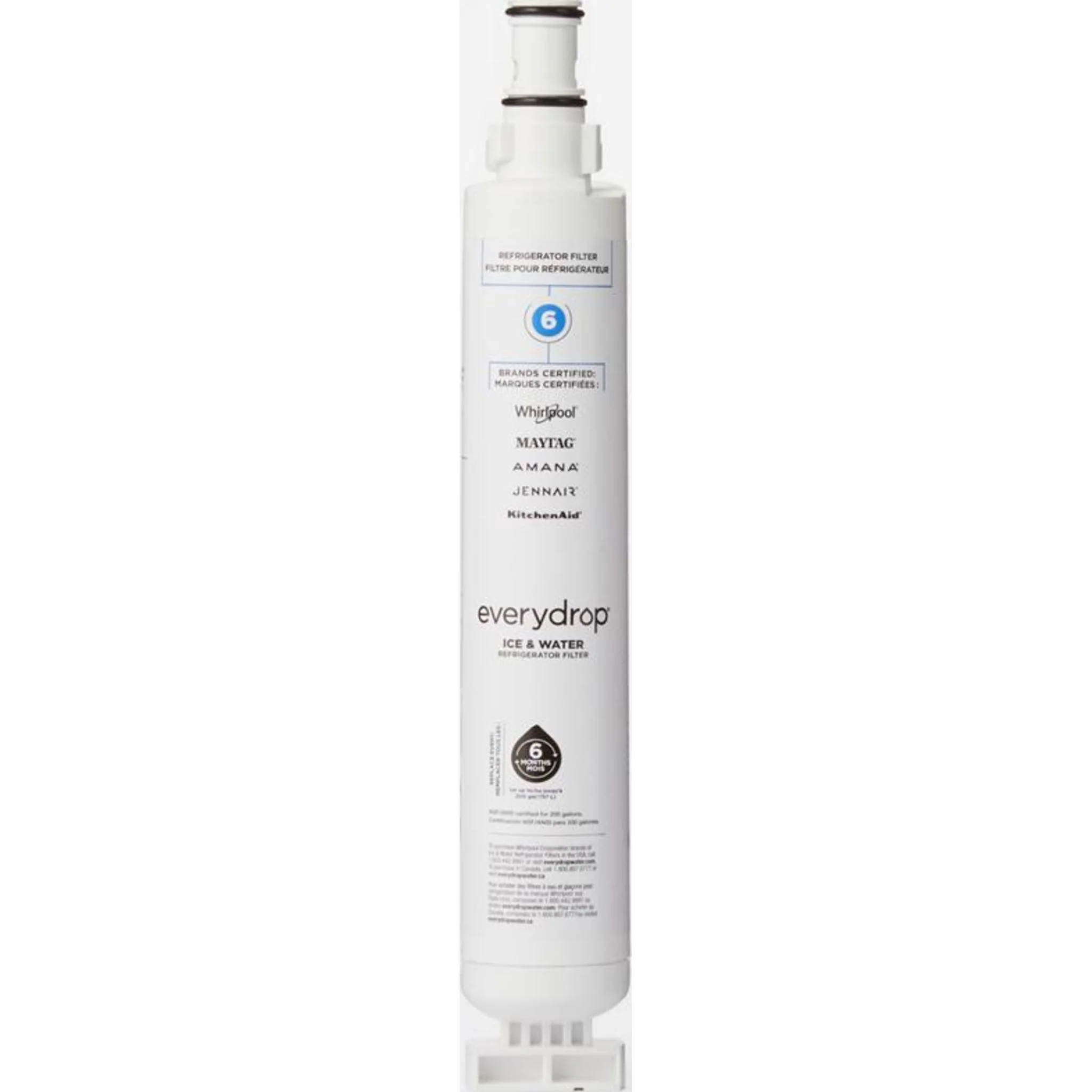Whirlpool everydrop Ice & Water Refrigerator Filter 6 - EDR6D1B -White (EDR6D1B) - Image 10