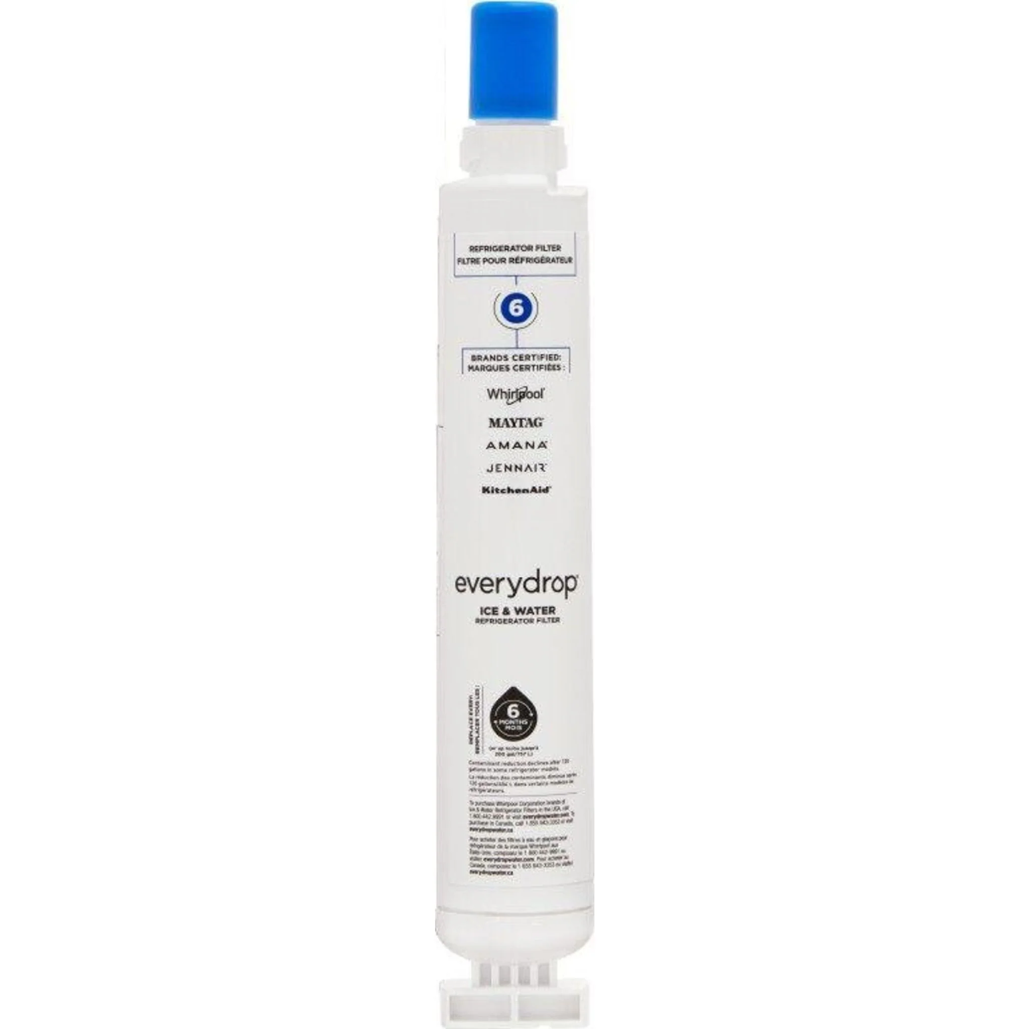 Whirlpool everydrop Ice & Water Refrigerator Filter 6 - EDR6D1B -White (EDR6D1B) - Image 5