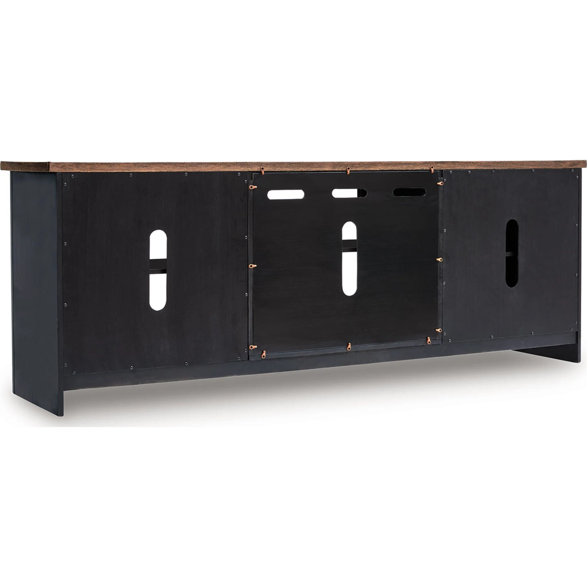 Wildenauer TV Stand - Brown/Black - Image 7