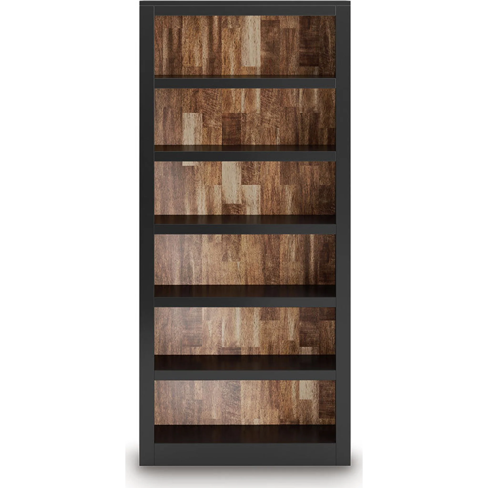 Wildenauer Bookcase - Brown/Black - Image 4