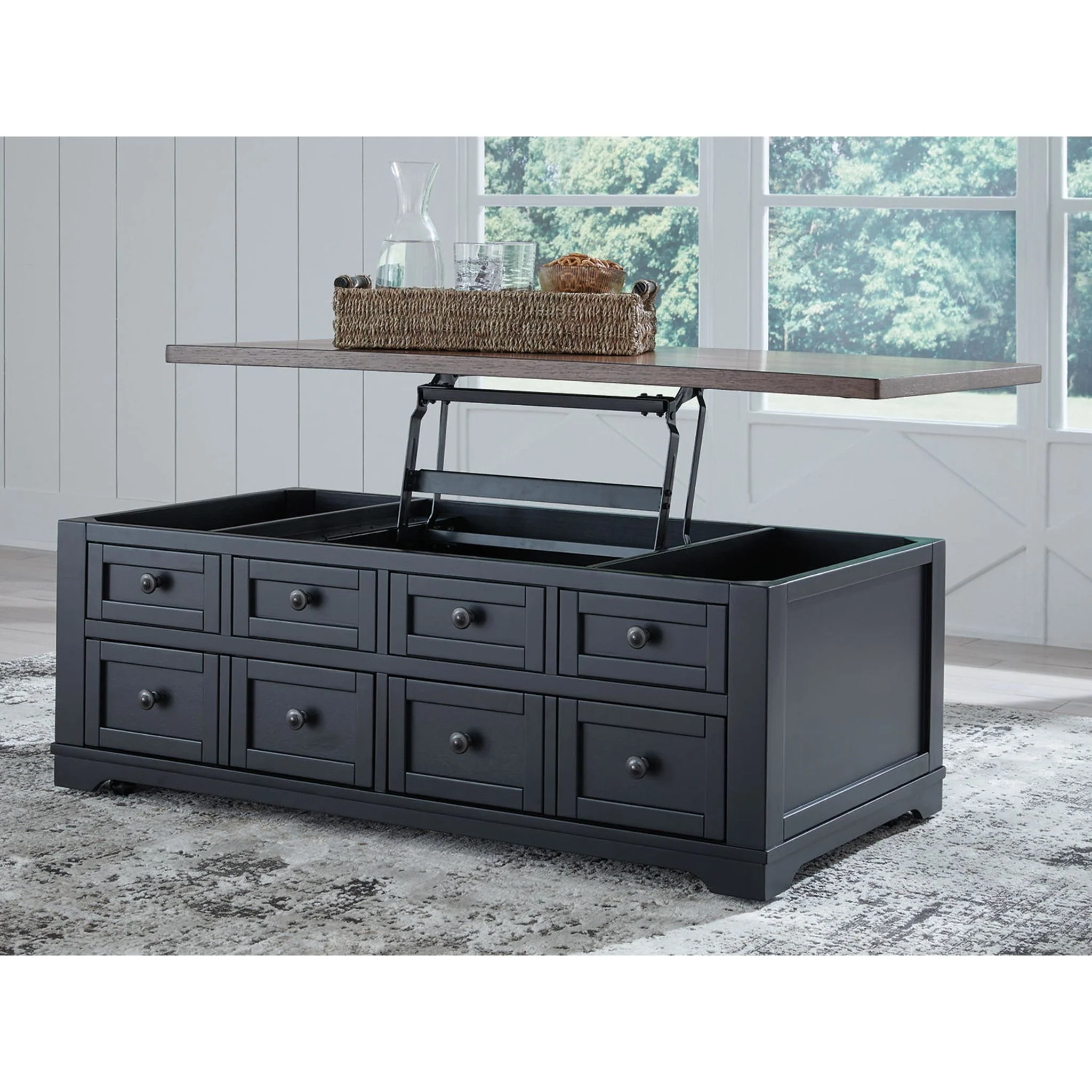 Wildenauer Coffee Table - Brown/Black - Image 10