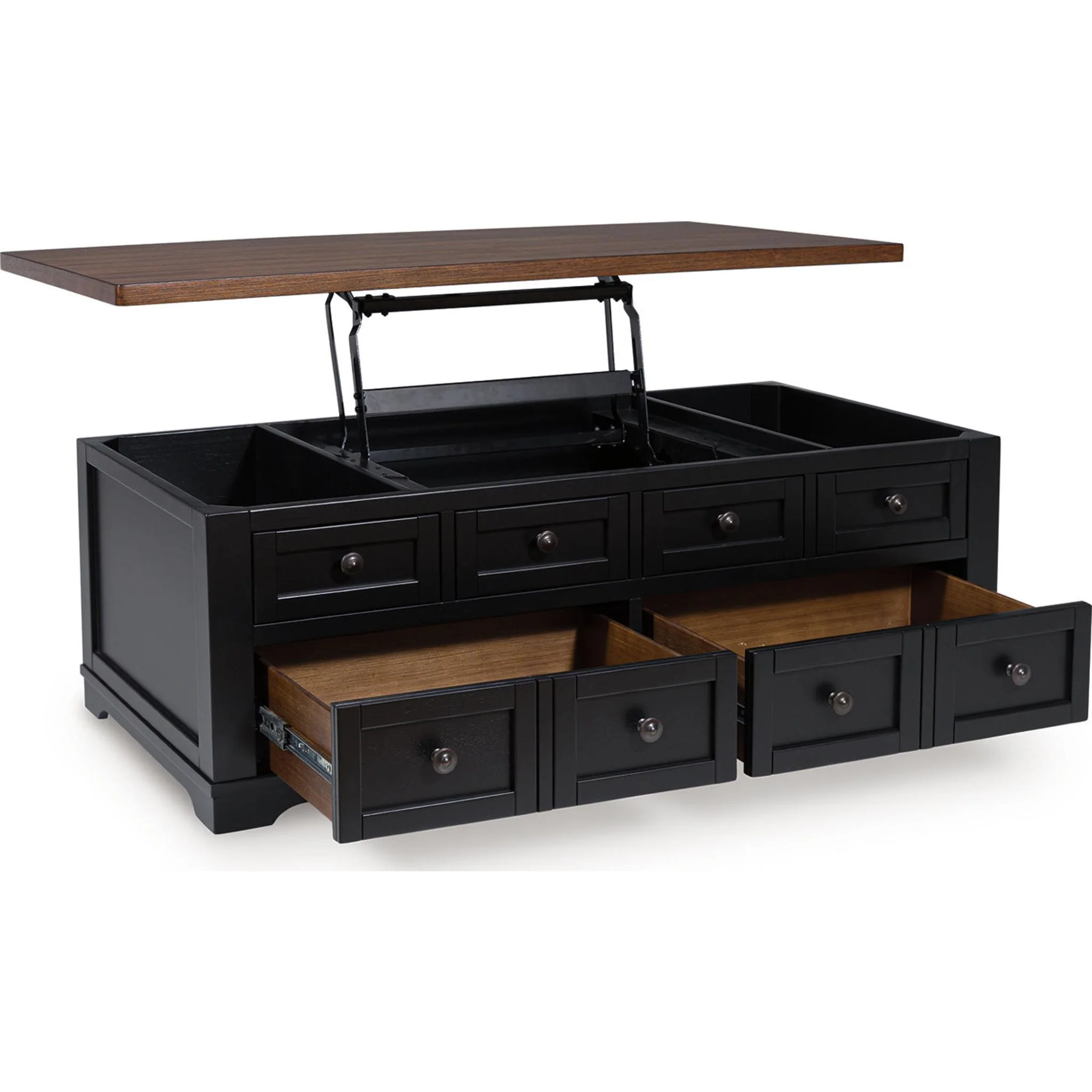 Wildenauer Coffee Table - Brown/Black - Image 5