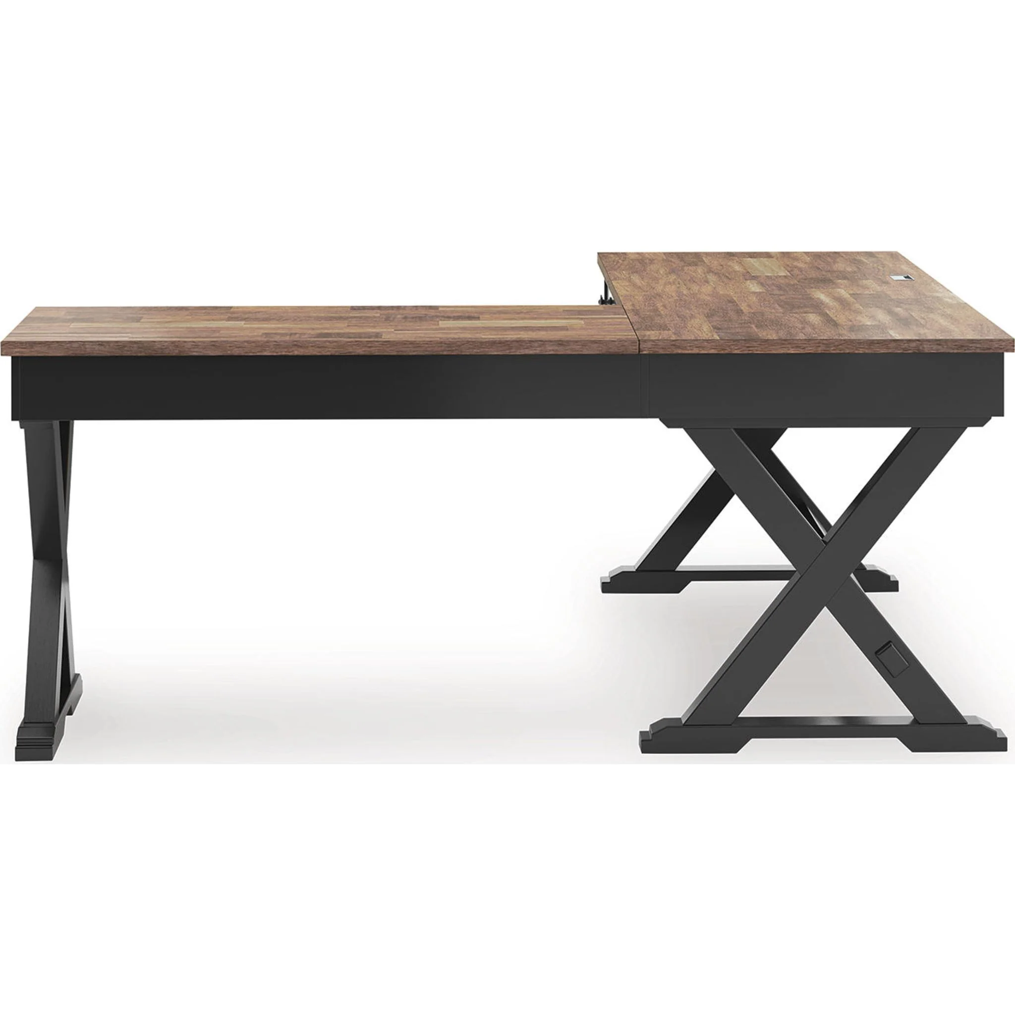 Wildenauer Desk - Brown/Black - Image 4