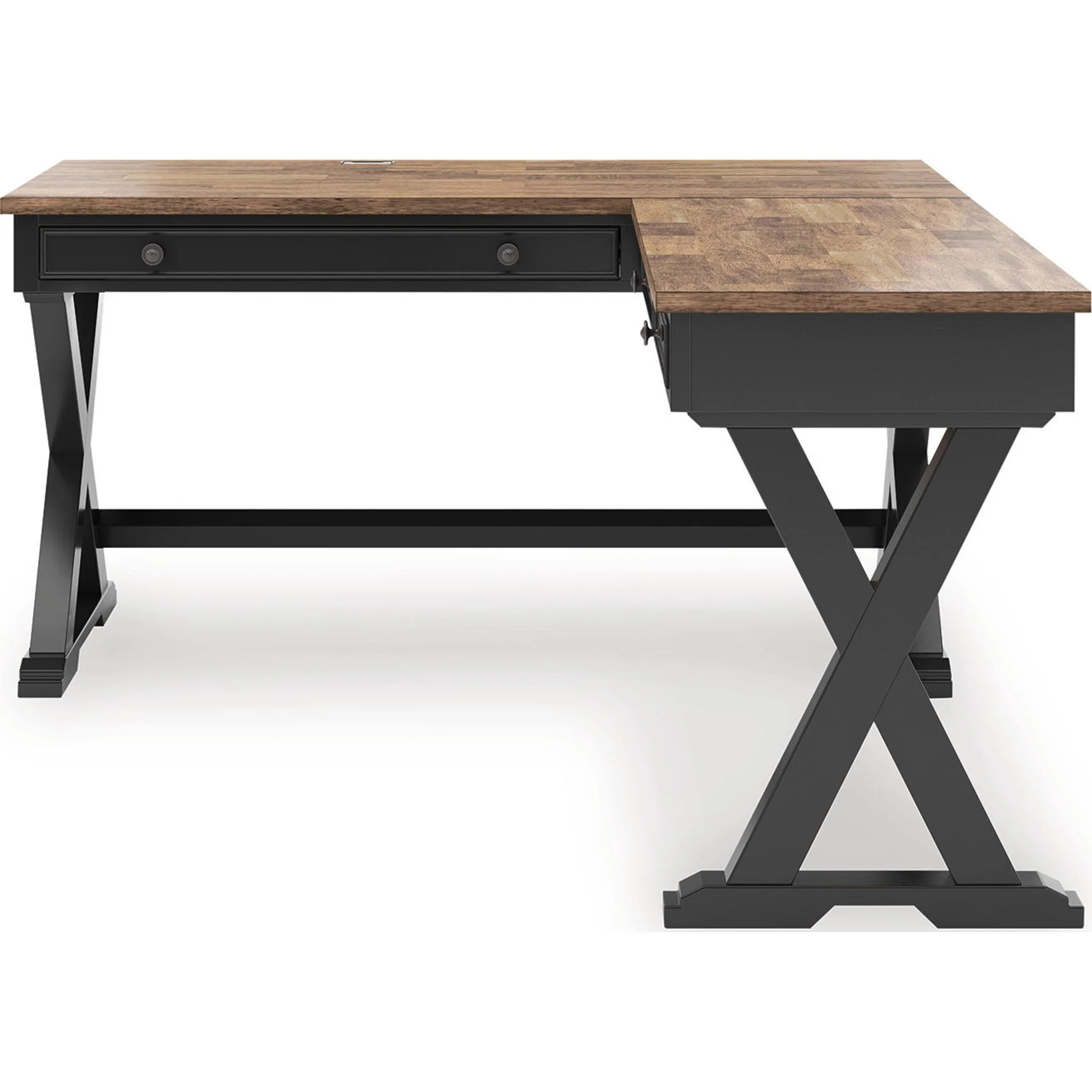 Wildenauer Desk - Brown/Black - Image 5