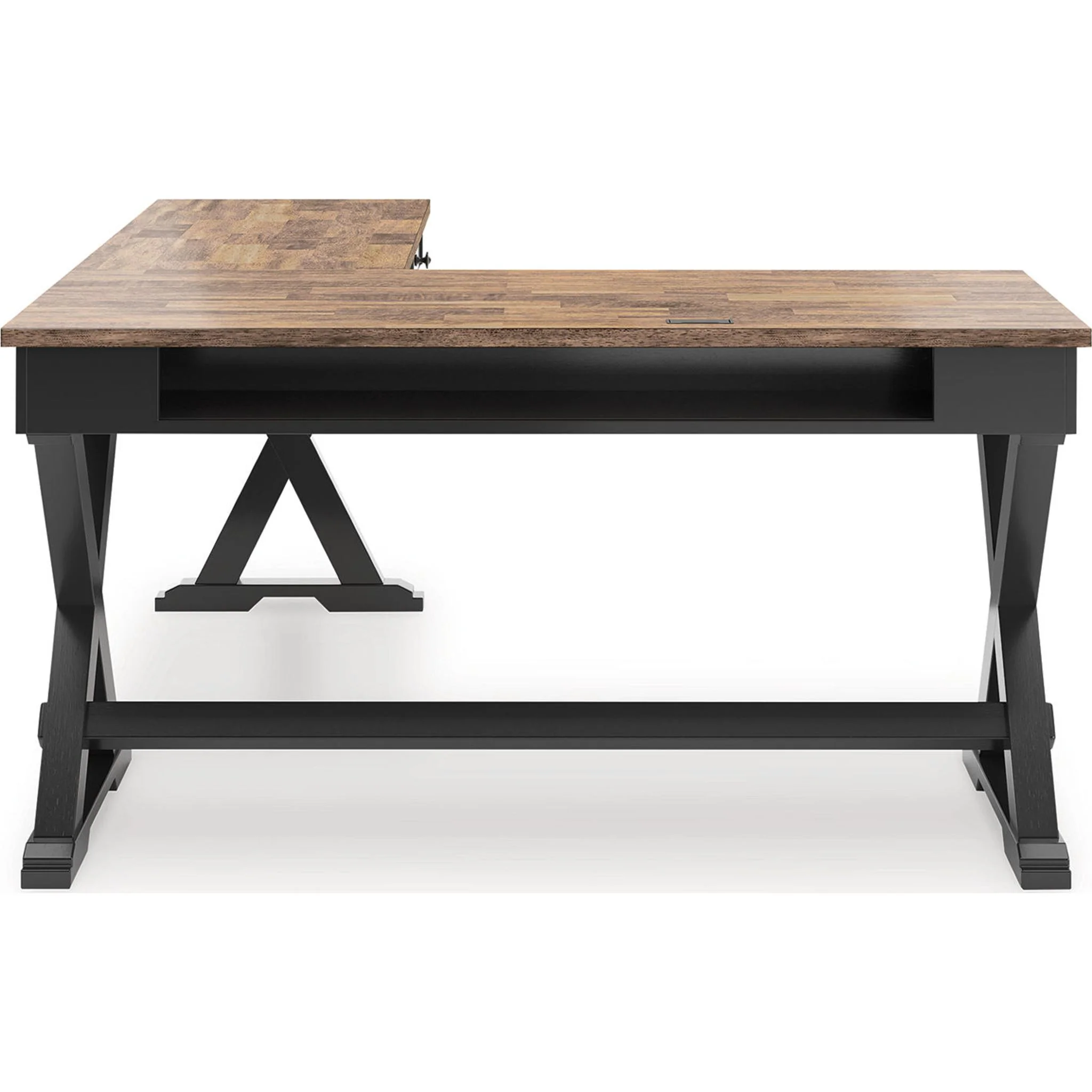 Wildenauer Desk - Brown/Black - Image 6