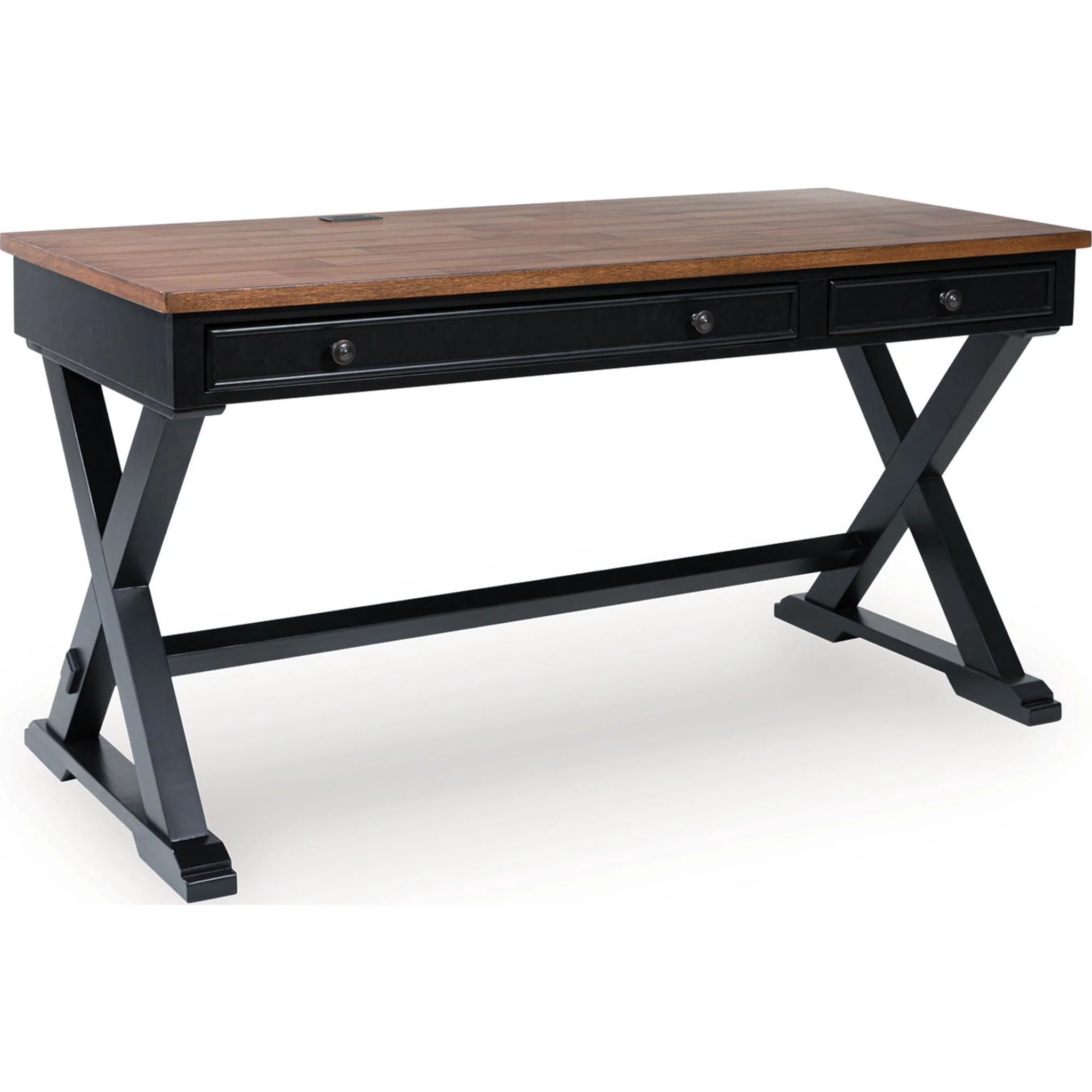 Wildenauer Desk - Brown/Black - Image 3