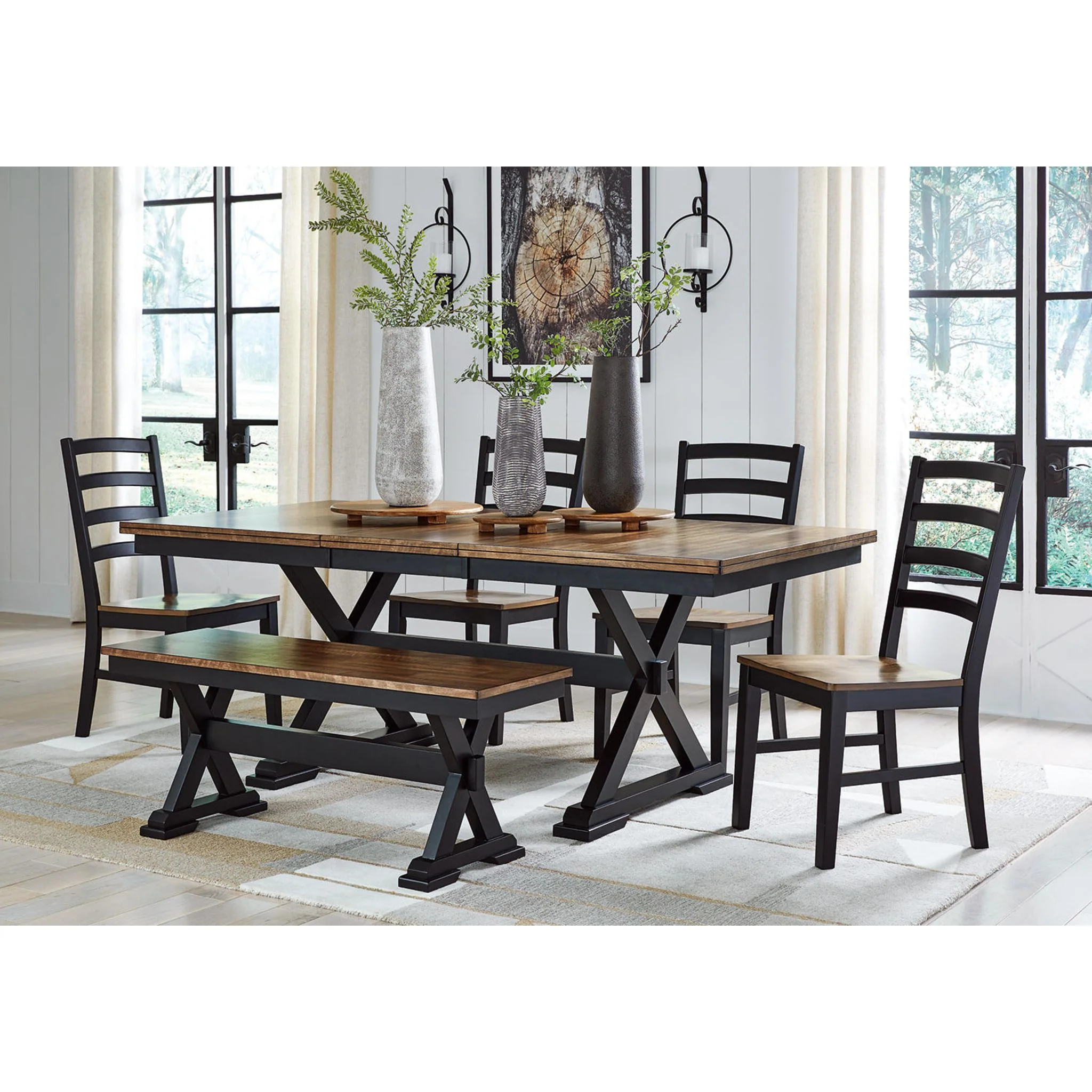 Wildenauer Dining Extension Table - Brown/Black - (D634-35) - Image 10