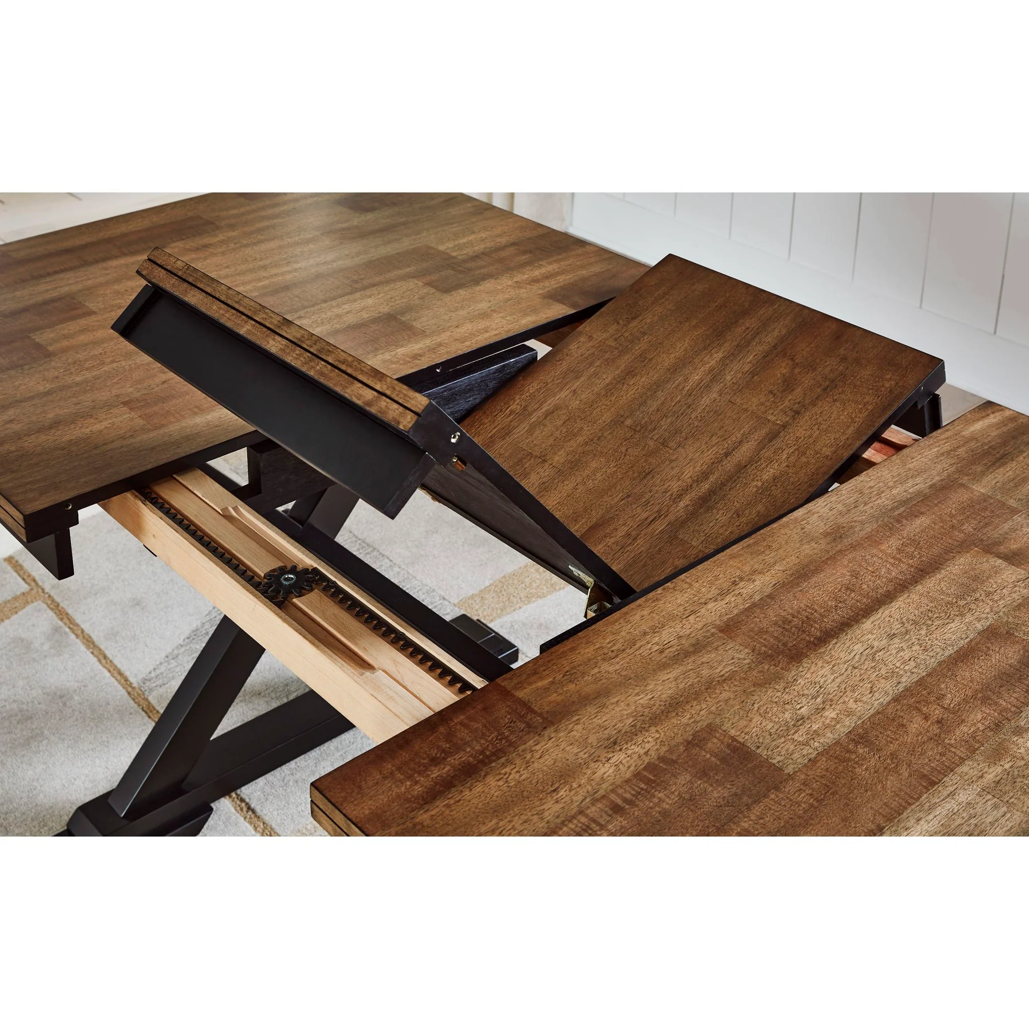 Wildenauer Dining Extension Table - Brown/Black - (D634-35) - Image 8