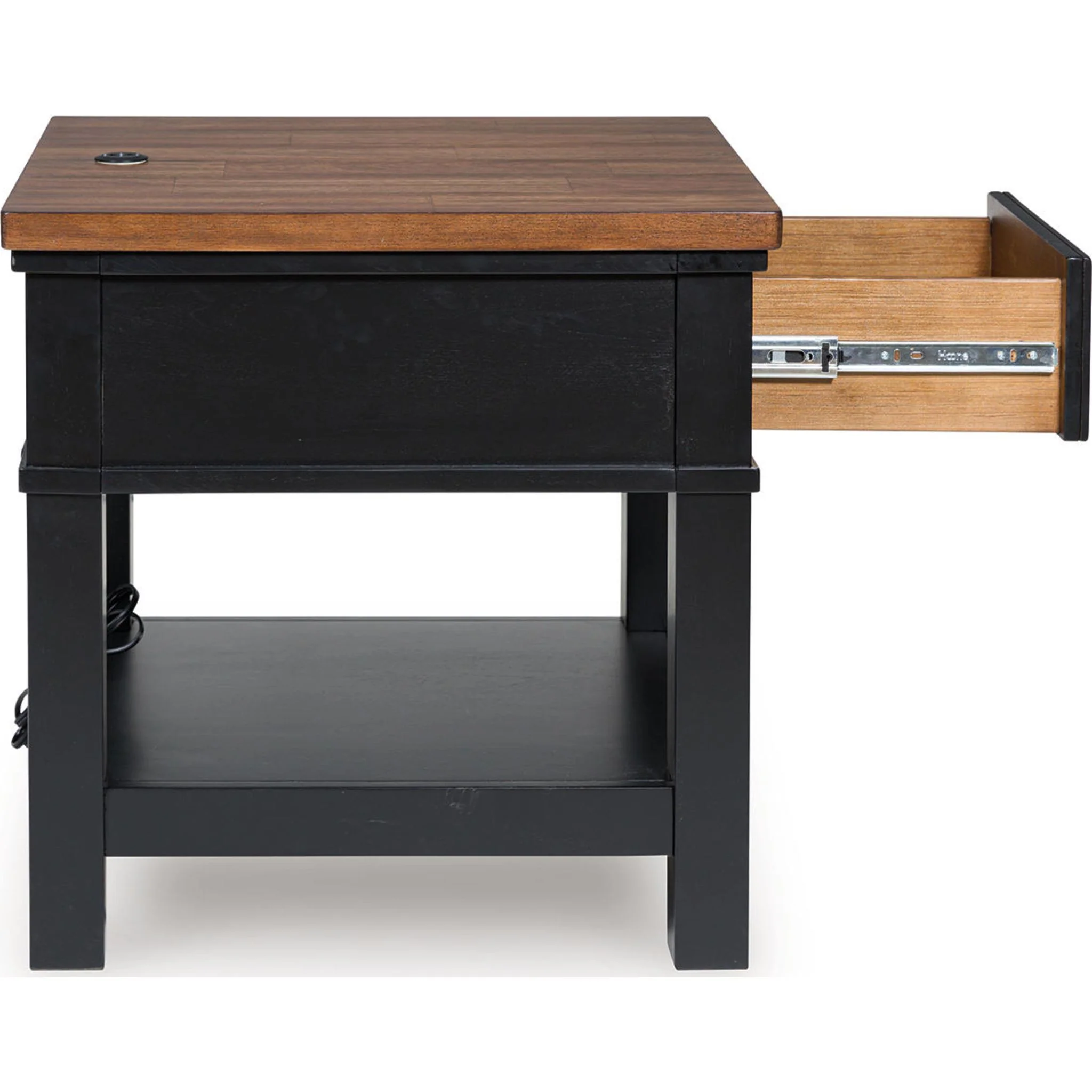 Wildenauer End Table - Brown/Black - Image 10