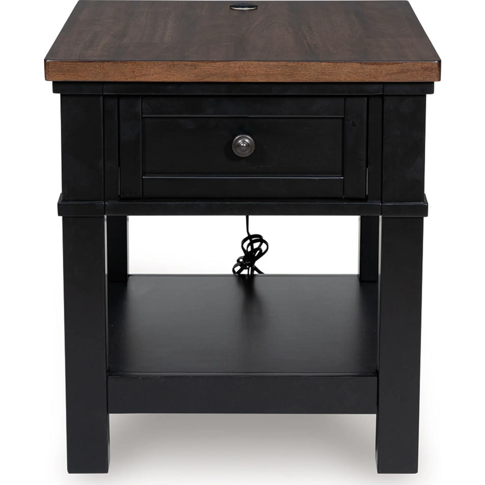 Wildenauer End Table - Brown/Black - Image 7