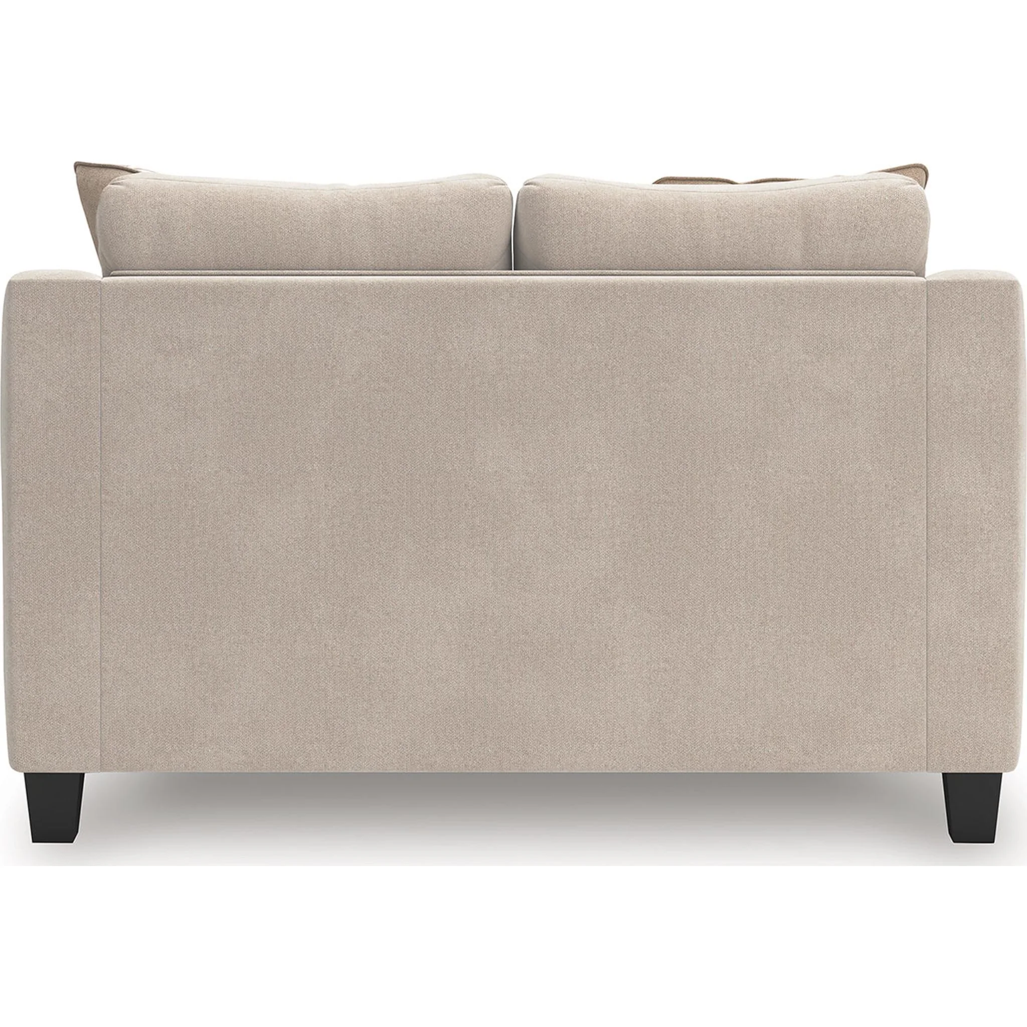 Willarae Loveseat - Taupe - Image 6