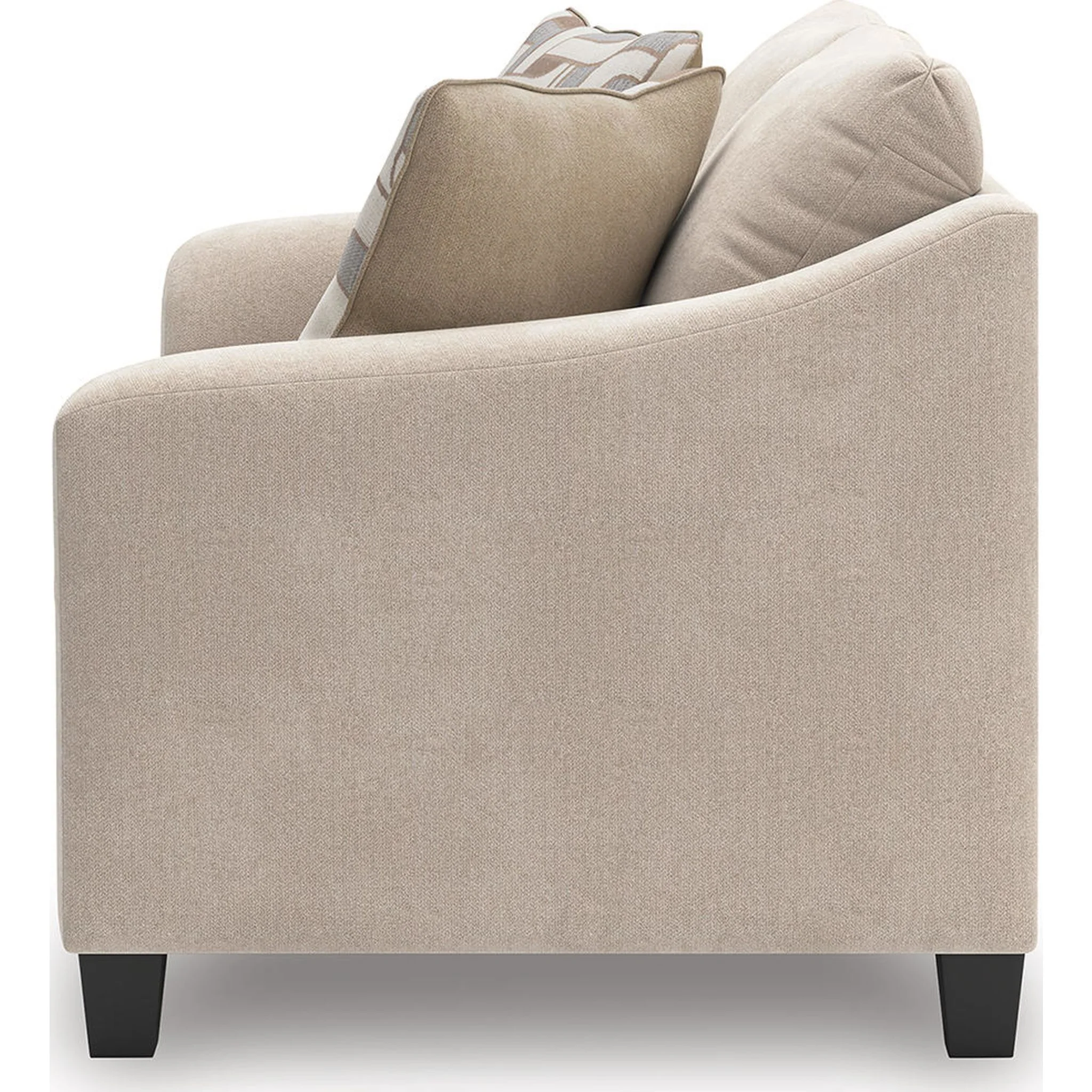 Willarae Loveseat - Taupe - Image 7