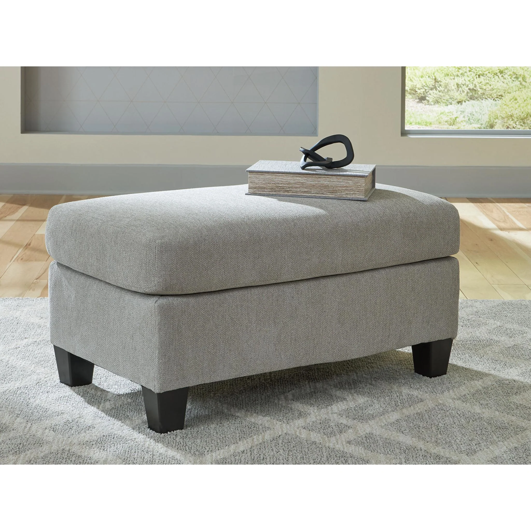 Willarae Ottoman - Taupe - Image 2
