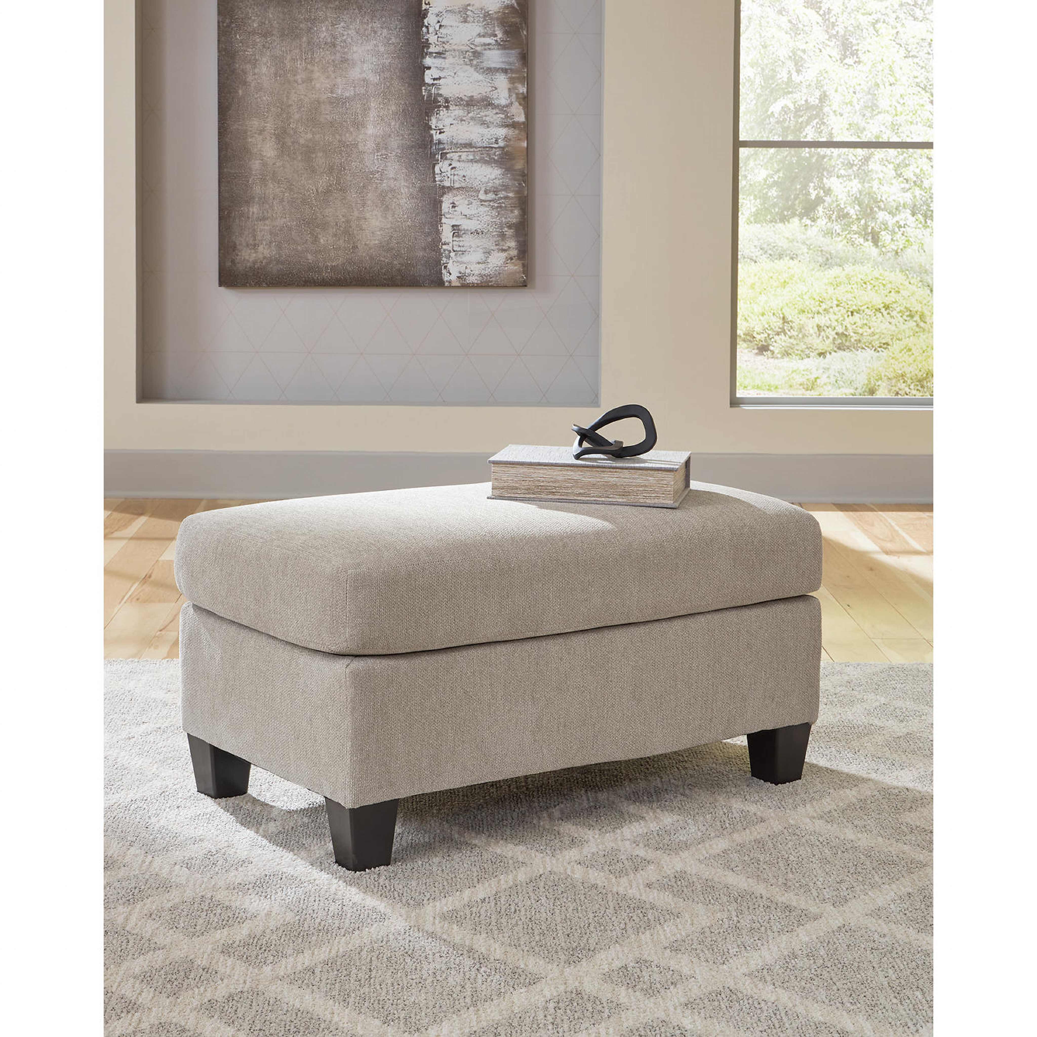 Willarae Ottoman - Taupe - Image 7