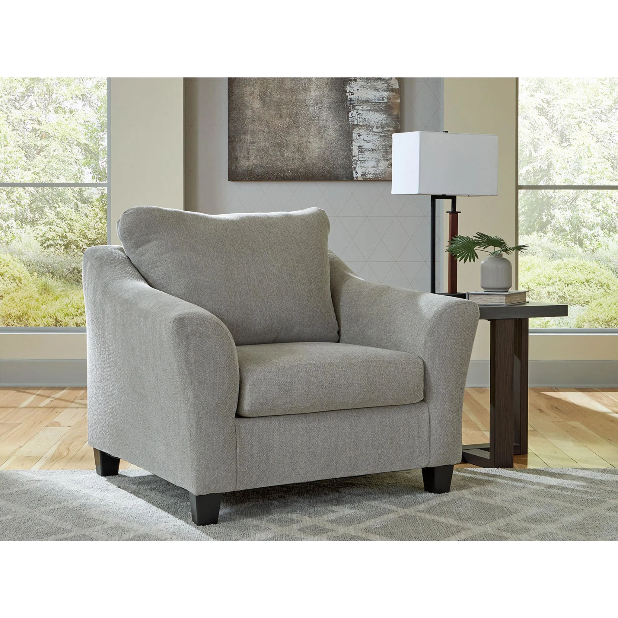 Willarae Oversized Chair - Taupe - Image 2