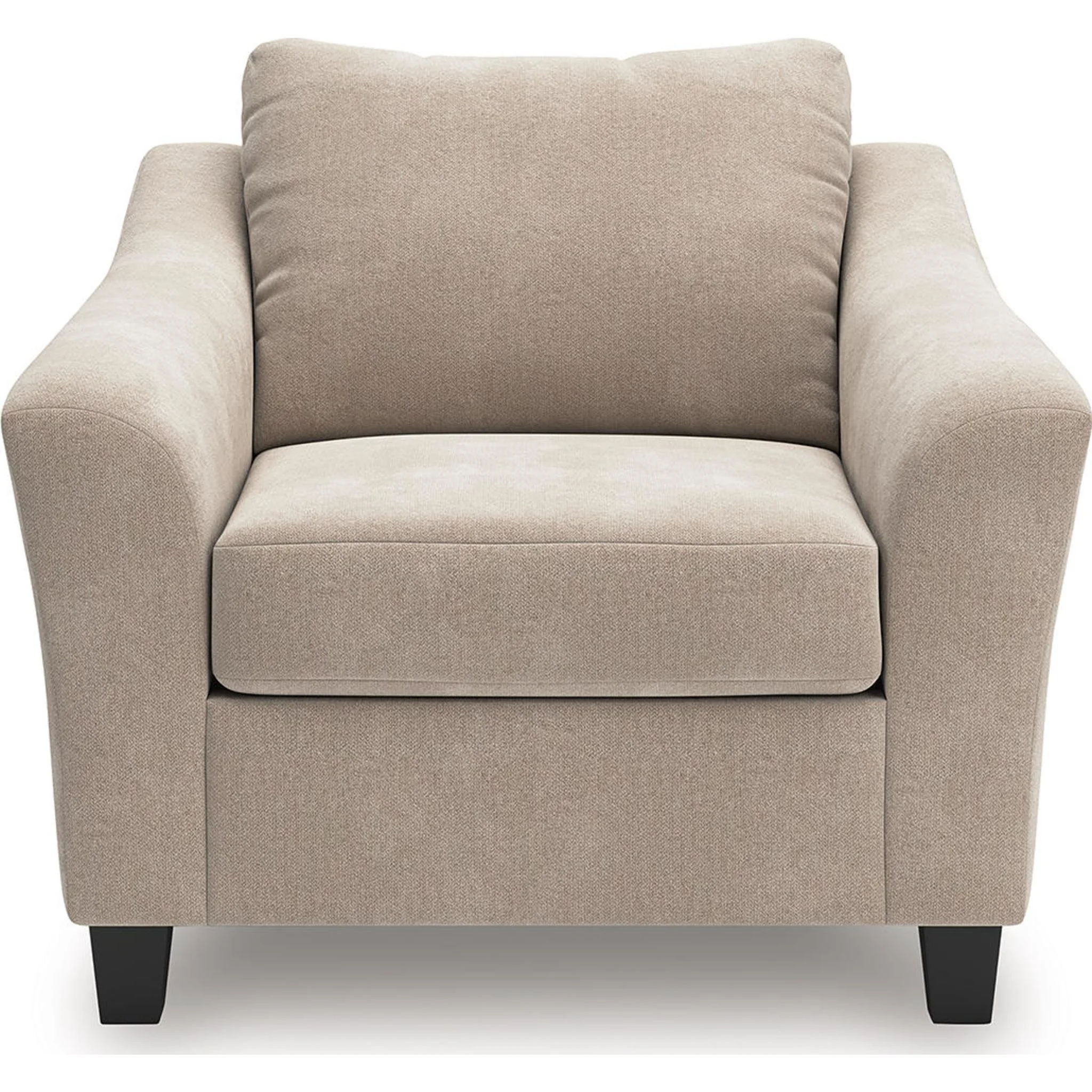 Willarae Oversized Chair - Taupe - Image 5