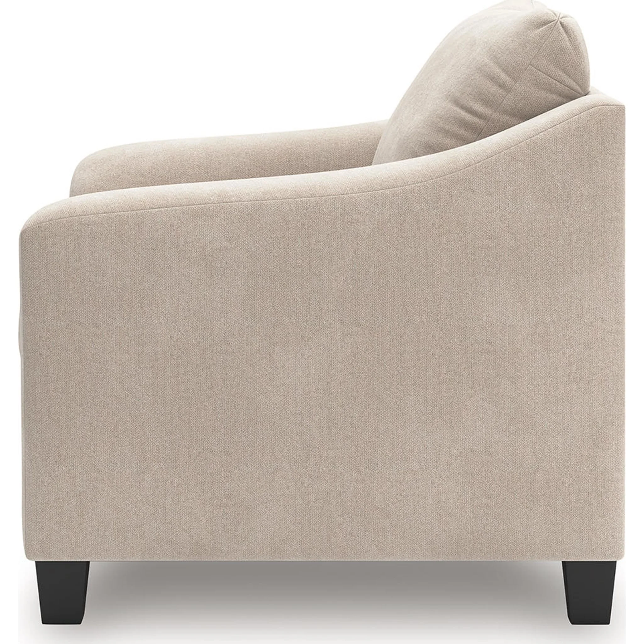 Willarae Oversized Chair - Taupe - Image 6