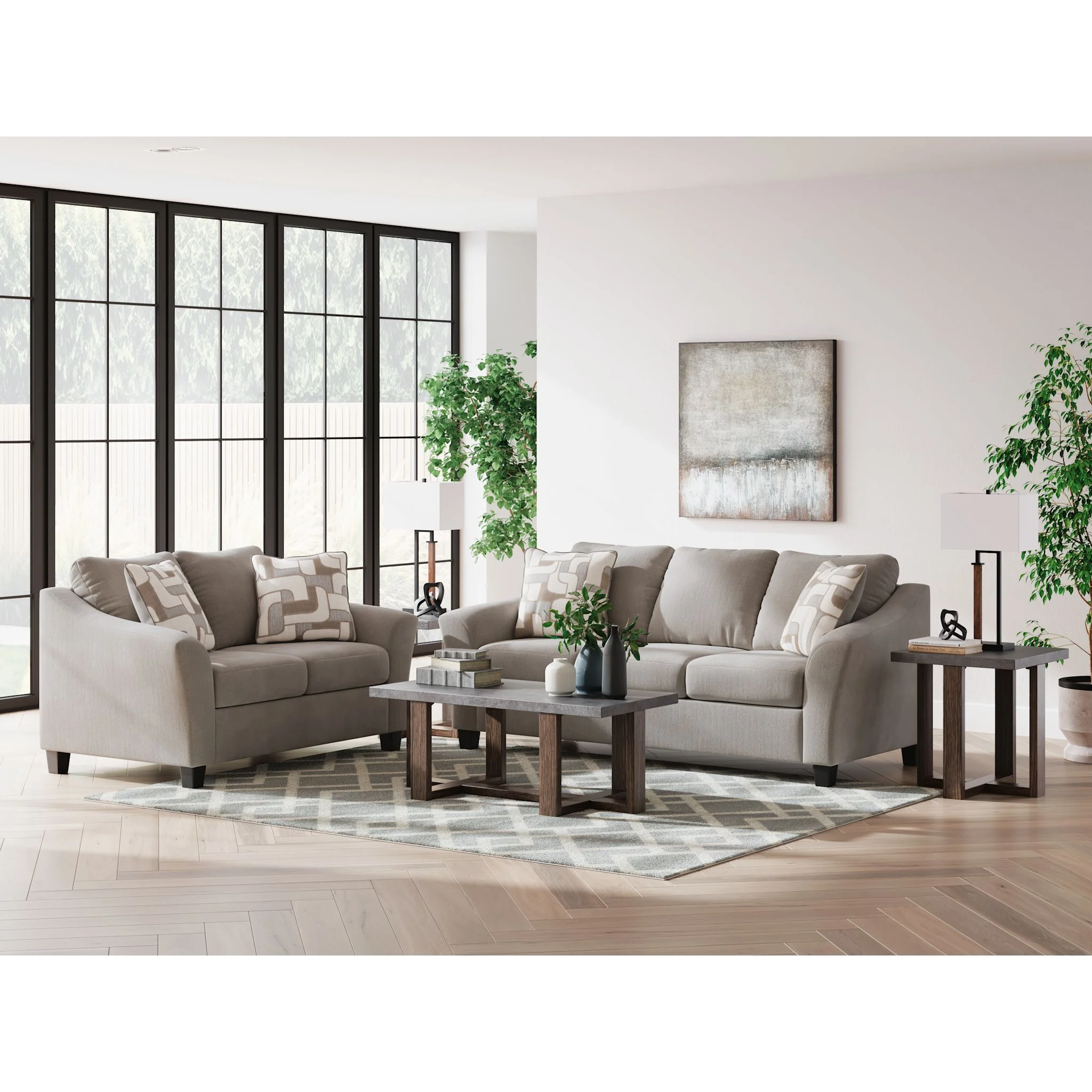 Willarae Sofa - Taupe - Image 8