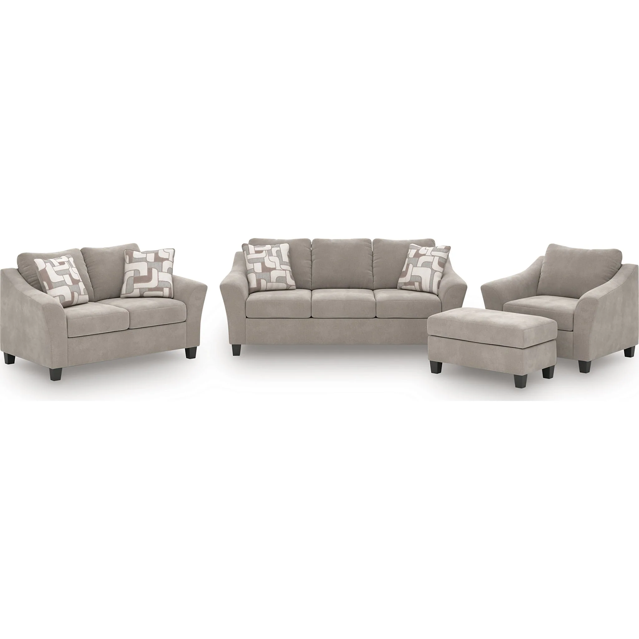 Willarae Sofa - Taupe - Image 9